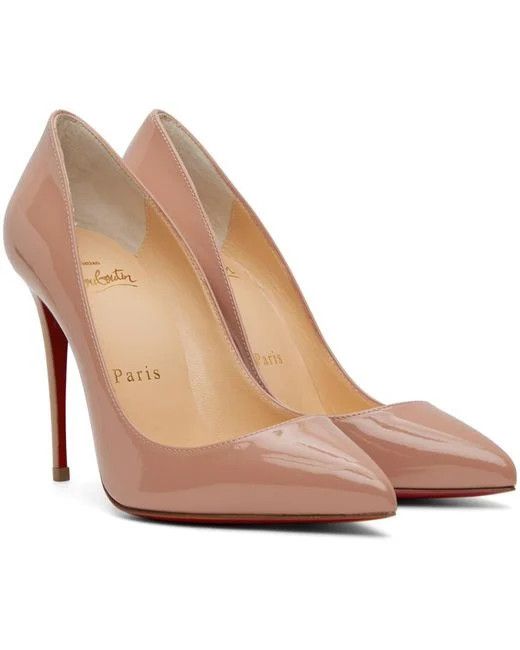 Christian Louboutin o1s1wg110924 Pigalle Follies Pumps in Ballet Pink Size US 7 / IT 37 - 4 Thumbnail