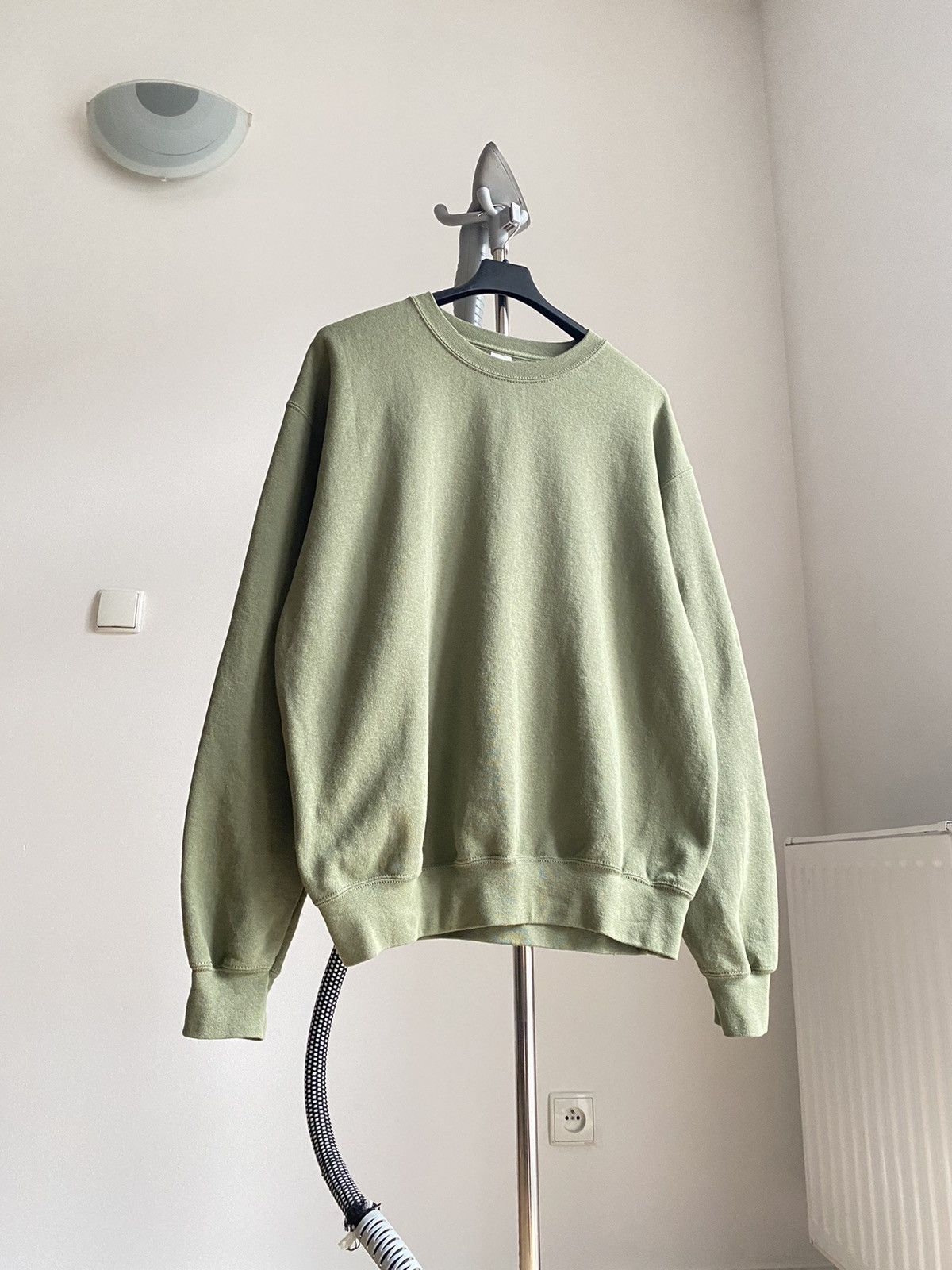 Other Vintage Blank Khaki Sweatshirt Size US L / EU 52-54 / 3 - 7 Thumbnail