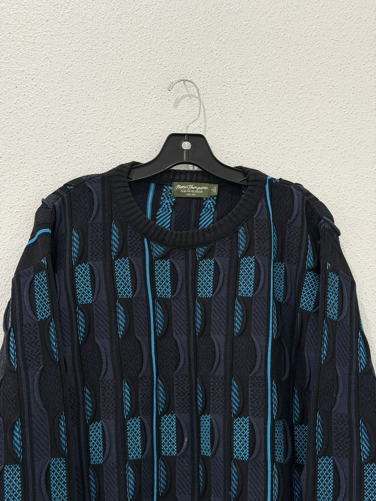 Norm Thompson Vintage 90s Norm Thompson Coogi Style Textured Knit Sz Large Size US L / EU 52-54 / 3 - 2 Thumbnail