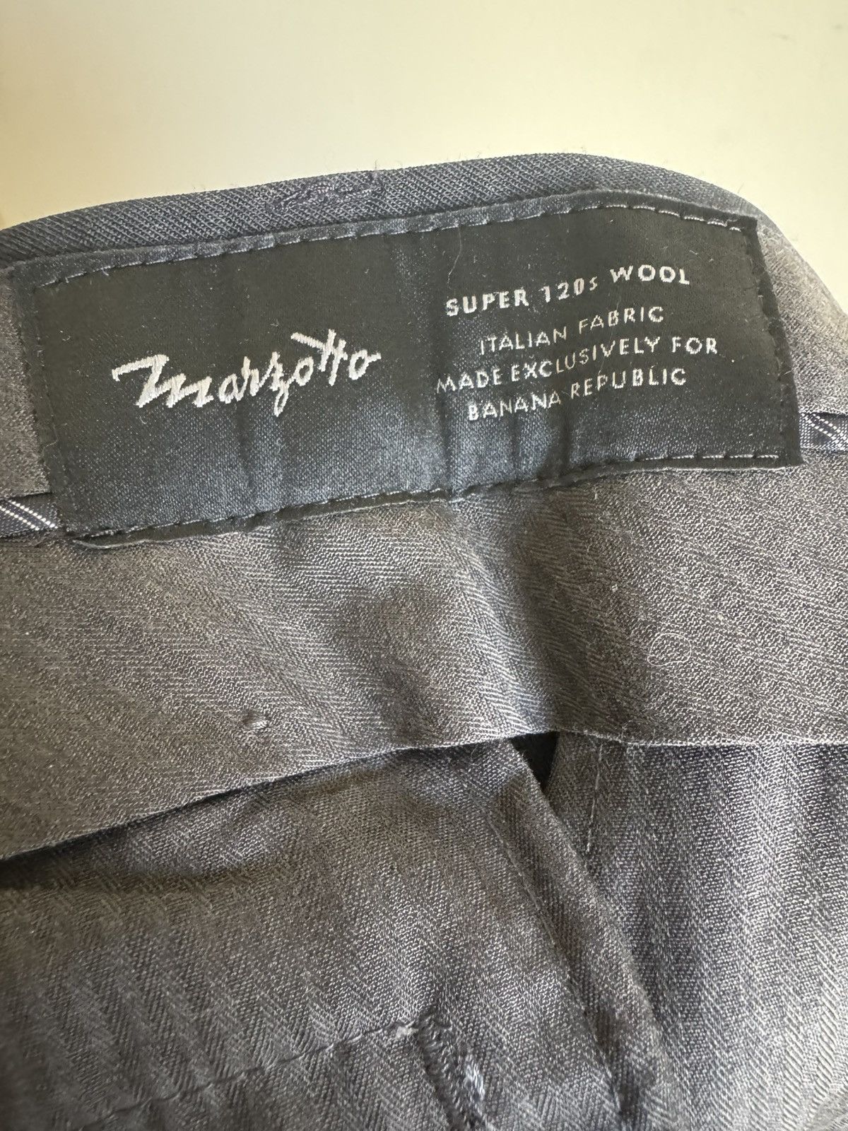 Banana Republic Banana Republic Charcoal Slim Fit Wool Suit Size 42L - 8 Thumbnail
