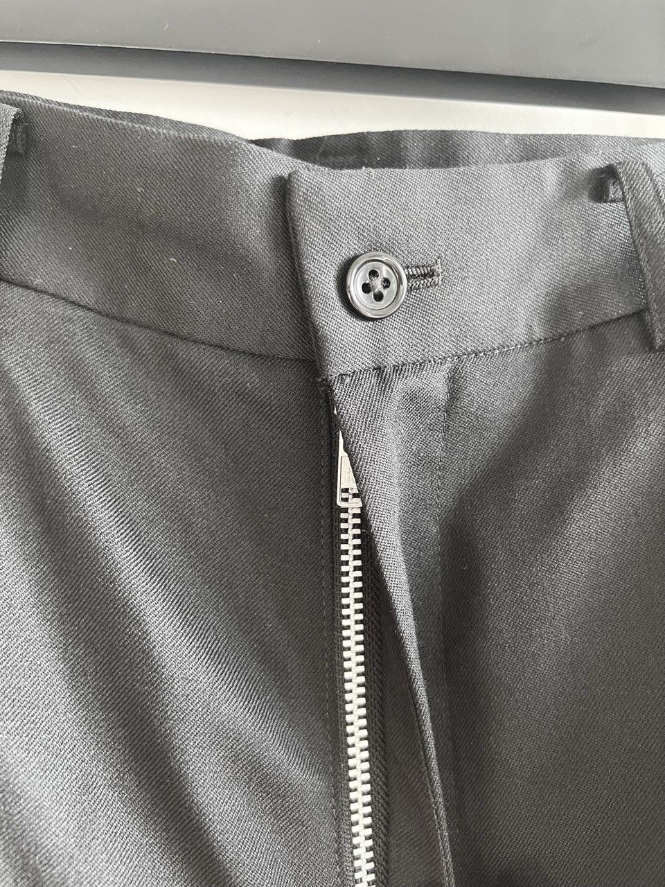 Comme des Garcons Black COMME des GARCONS BLACK - Wool Wrap Pleated Short Skirt Pant Size US 32 / EU 48 - 3 Thumbnail