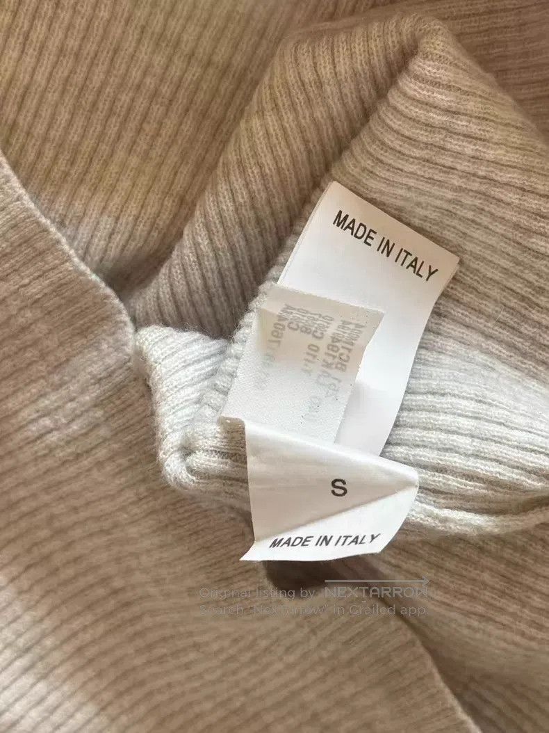 Brunello Cucinelli Brunello Cucinelli Wool and Cashmere Blend Top with Elasti Size S / US 4 / IT 40 - 4 Thumbnail