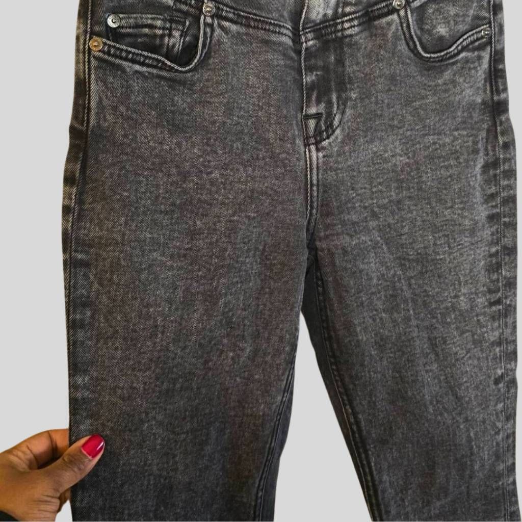 7 For All Mankind 7 For All Mankind Women's 26 Jeans Black High Rise Skinny An Size 26" / US 2 / IT 38 - 7 Thumbnail