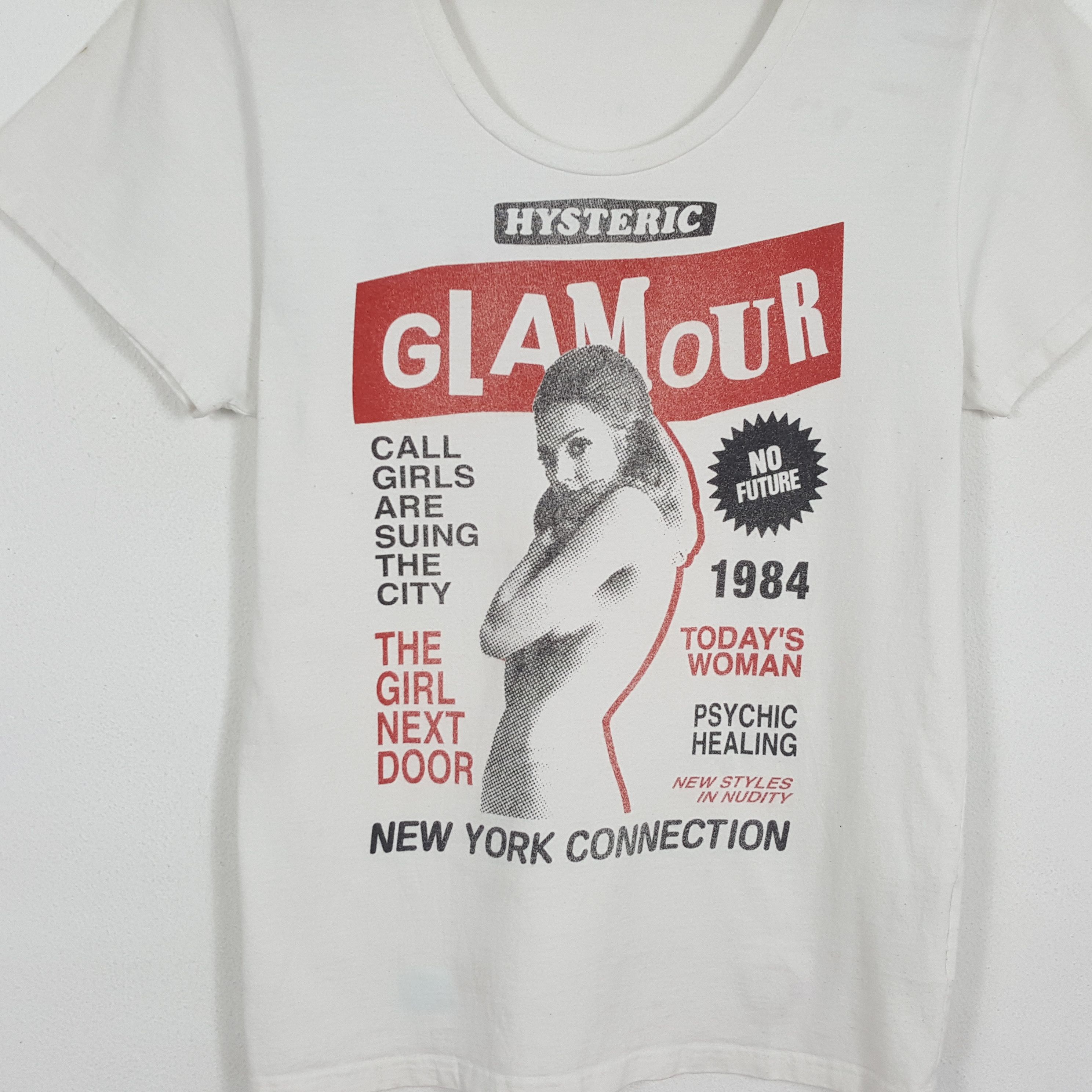 Hysteric Glamour × Japanese Brand × Vintage HYSTERIC GLAMOUR Japanese Brand Women Tshirt Size M / US 6-8 / IT 42-44 - 2 Thumbnail