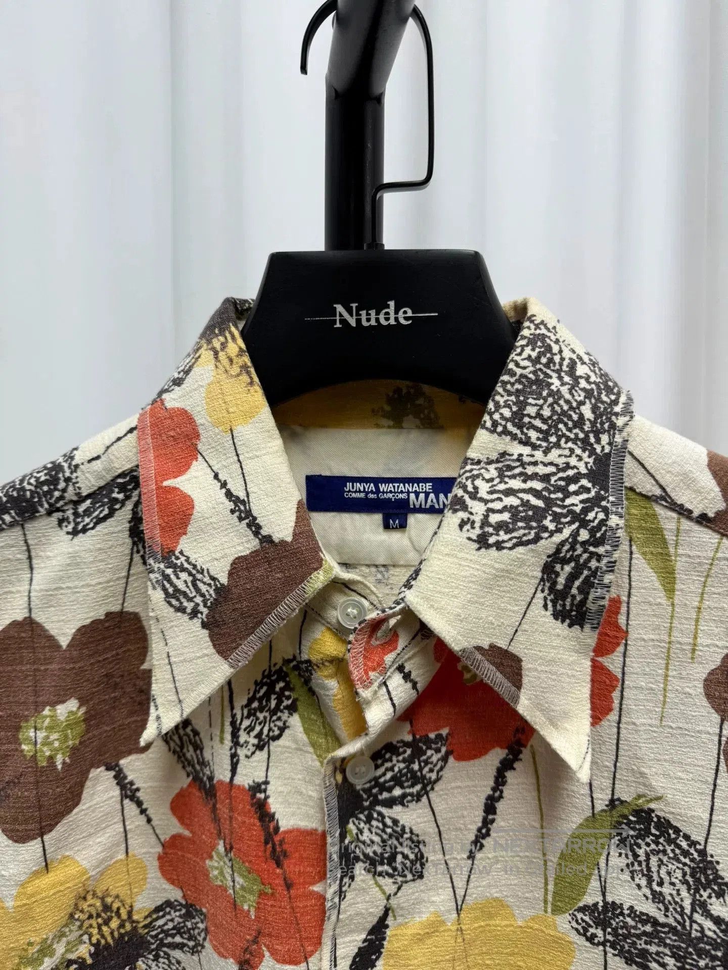 Junya Watanabe floral canvas shirt size M. Size US M / EU 48-50 / 2 - 3 Thumbnail
