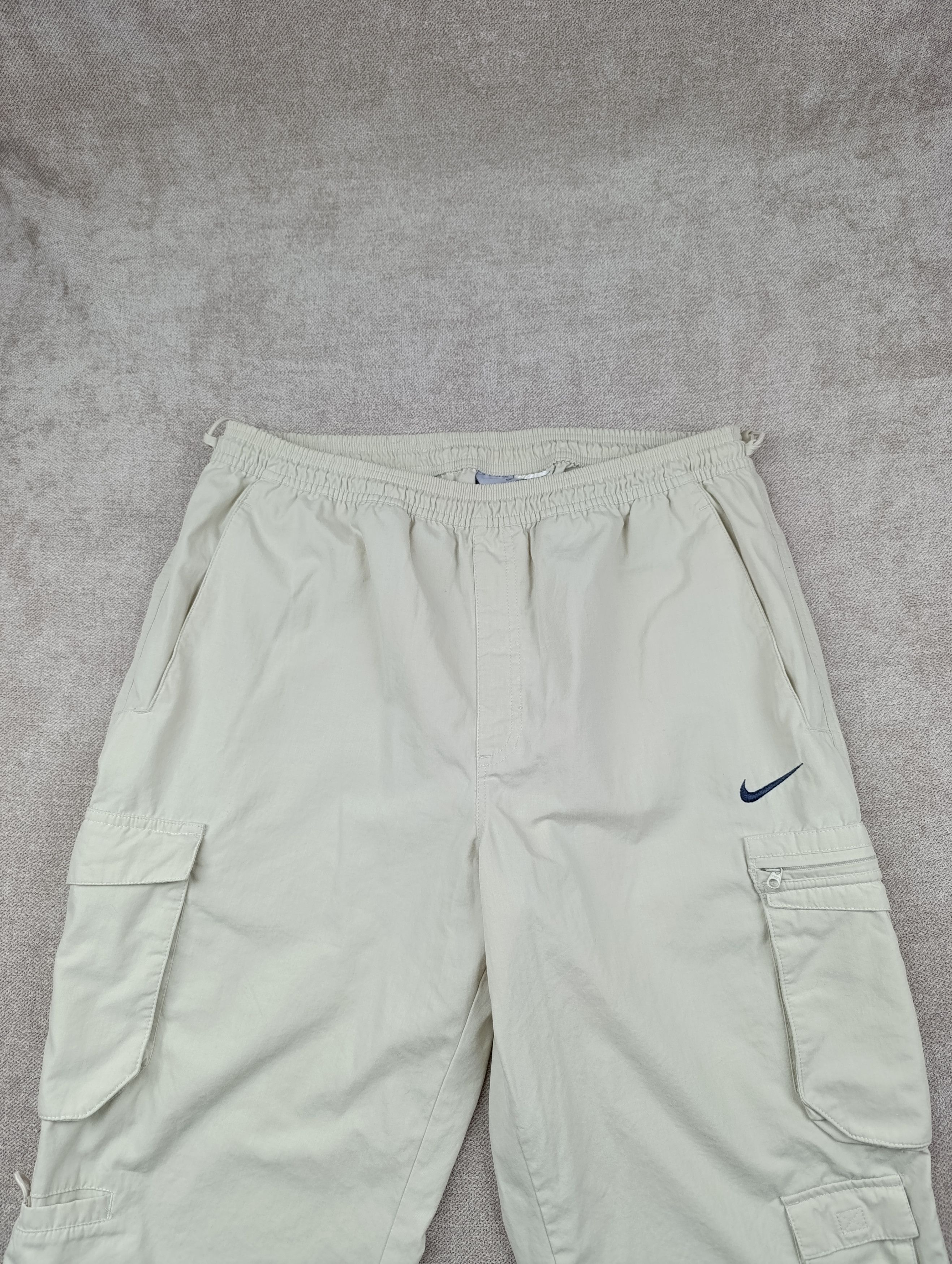 Nike Nike Mens Vintage Cargo Shorts Drawstring Breeches Size US 34 / EU 50 - 5 Thumbnail