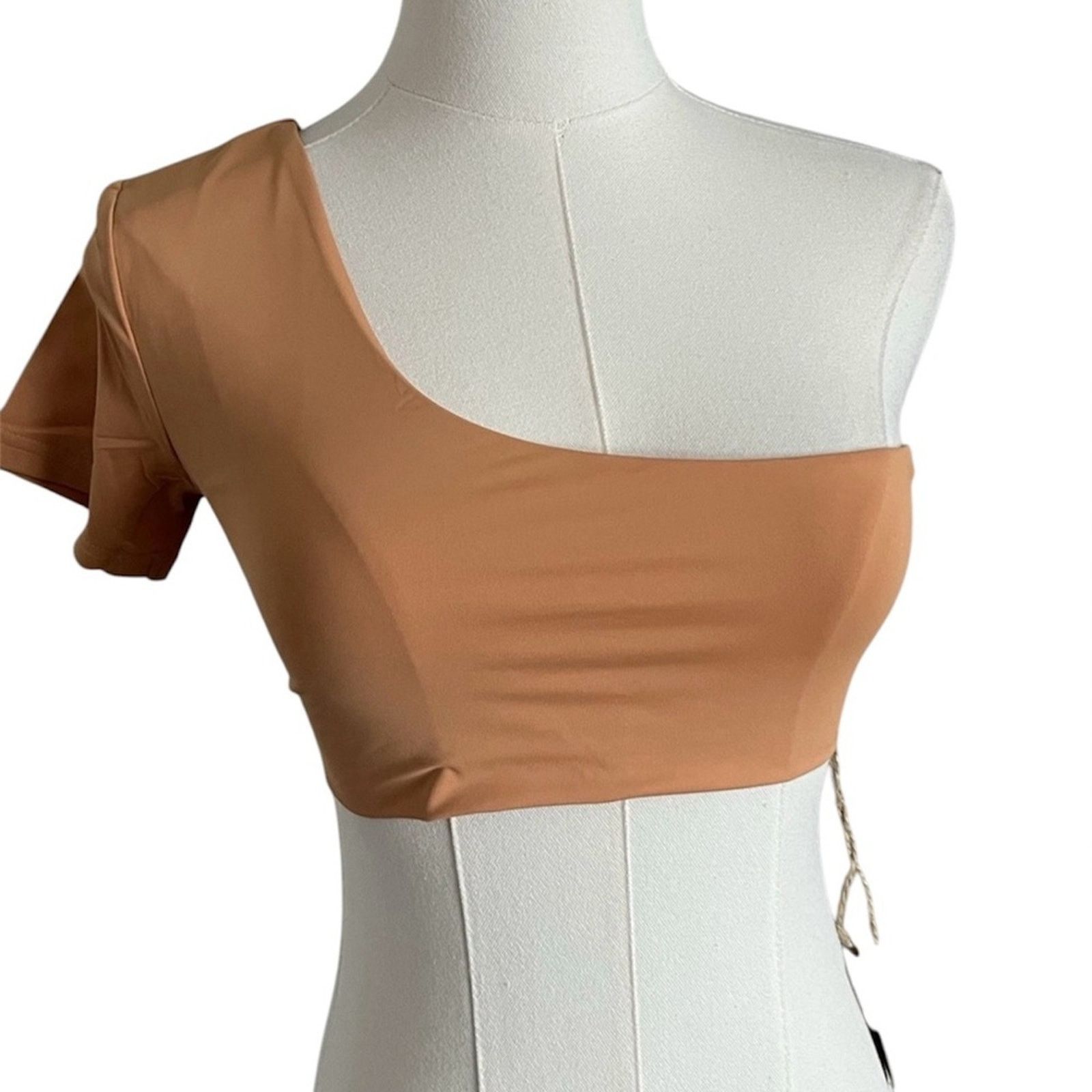 Free People Free People x Toast Swim One Shoulder Crop Bikini Top Size S Size S / US 4 / IT 40 - 1 Thumbnail