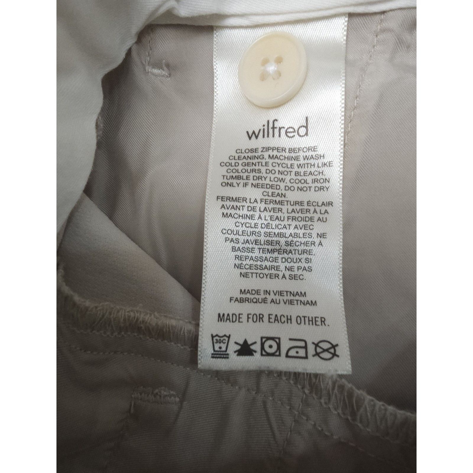 Other WILFRED The Effortless Pant $138 Pleated Tapered Trousers 6 Size 28" / US 6 / IT 42 - 9 Thumbnail