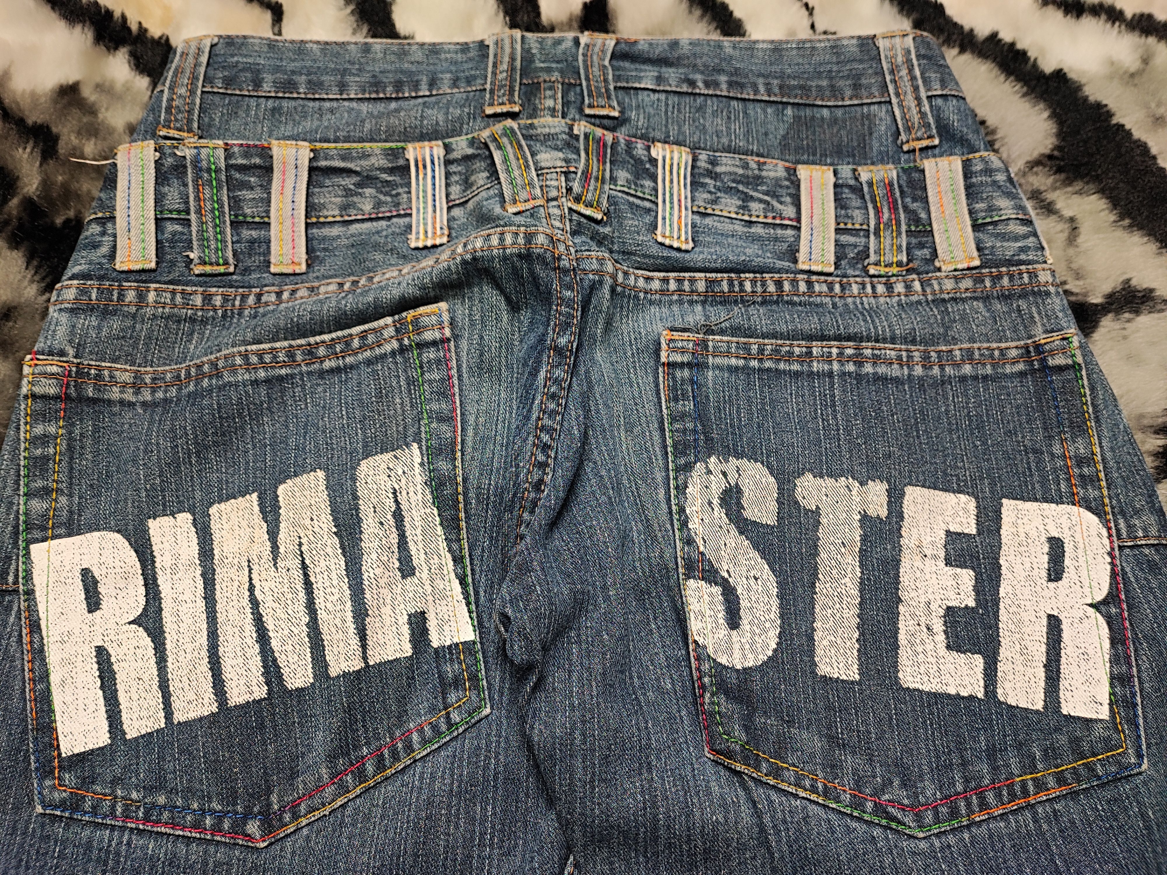 Japanese Brand × Vintage Rimaster Grunge Distressed Denim Jeans Size US 32 / EU 48 - 15 Thumbnail