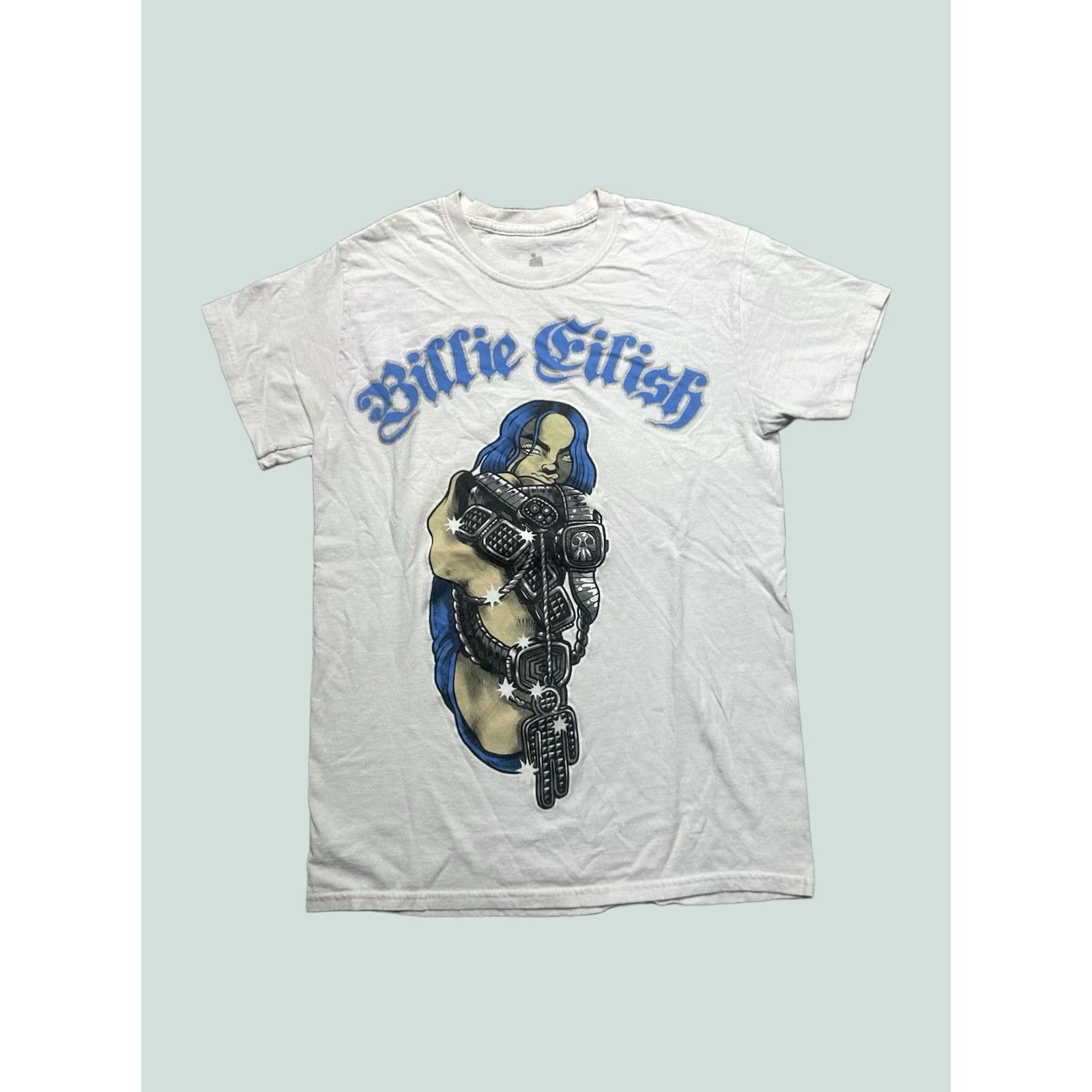 Vintage Billie Eilish graphic t shirt 2019 tour alternative pop indie band Adult Small White T-Shirt Mens Girl Boy? Size US S / EU 44-46 / 1 - 1 Thumbnail