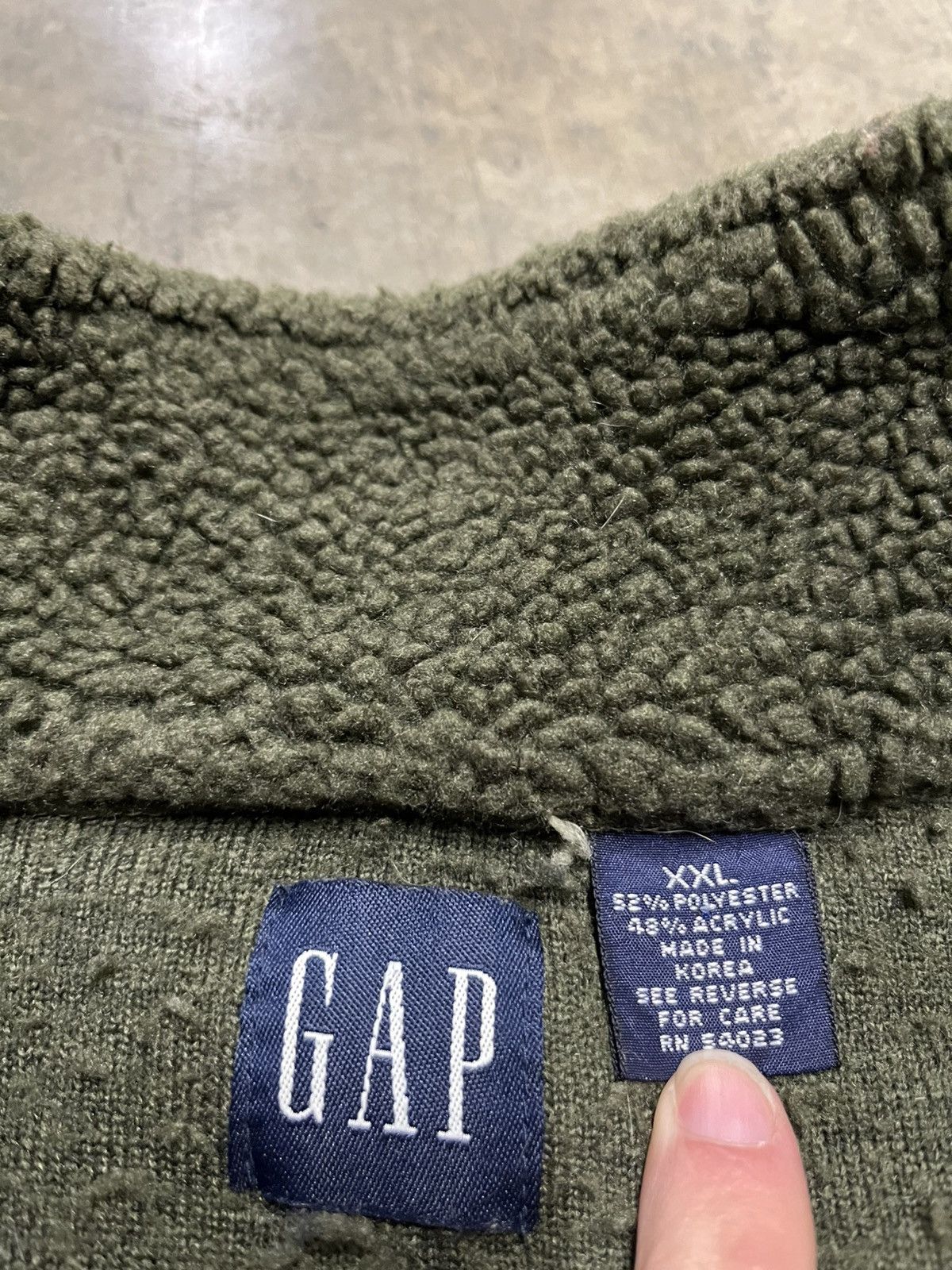 Gap × Vintage Gap vintage deep pile fleece earth tone streetwear rare hype Size US XXL / EU 58 / 5 - 8 Thumbnail