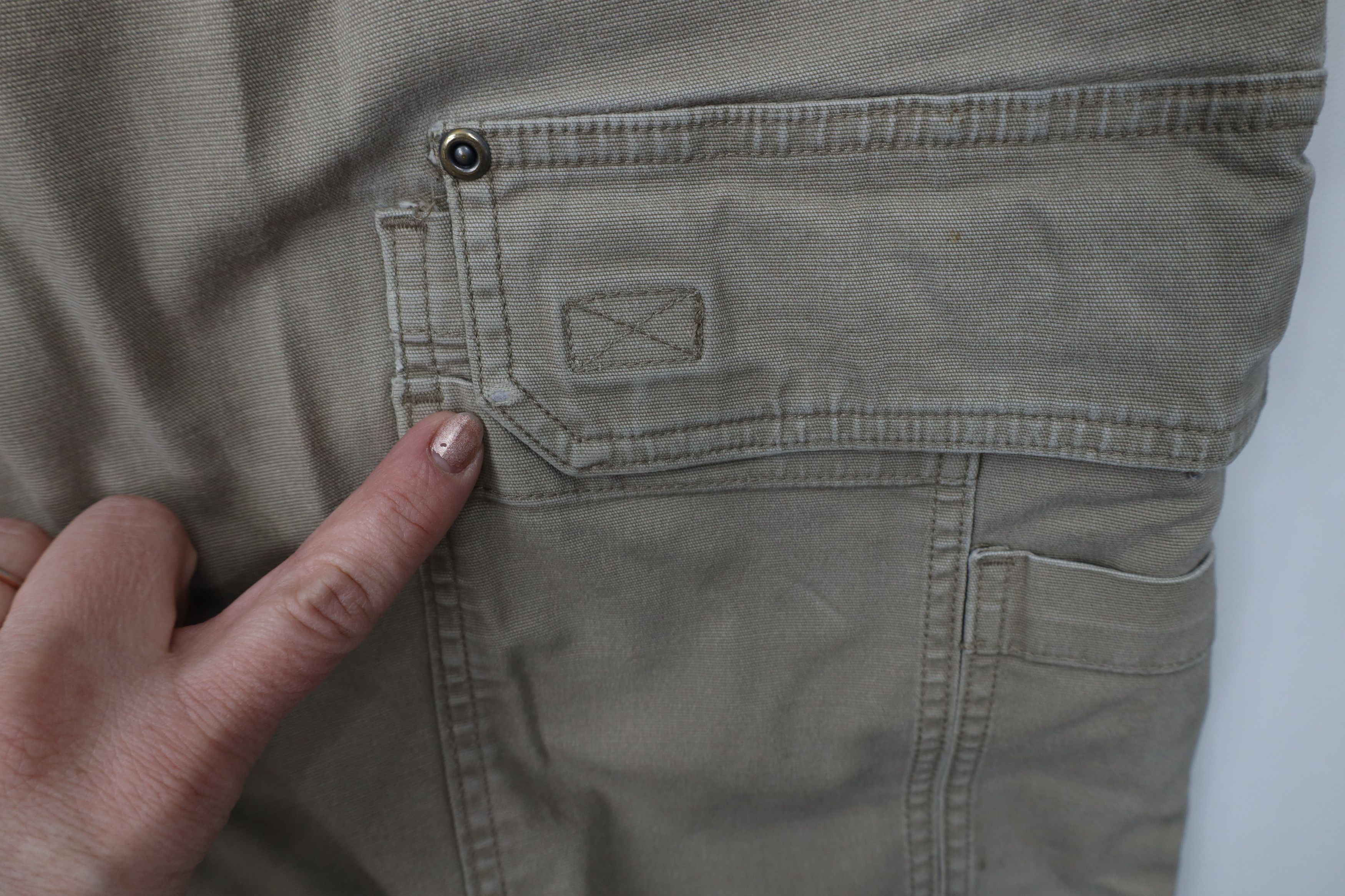Duluth Trading Company × Vintage Duluth Trading Co Flex Fire Hose Wide Leg Cargo Pants Size US 44 / EU 60 - 7 Thumbnail