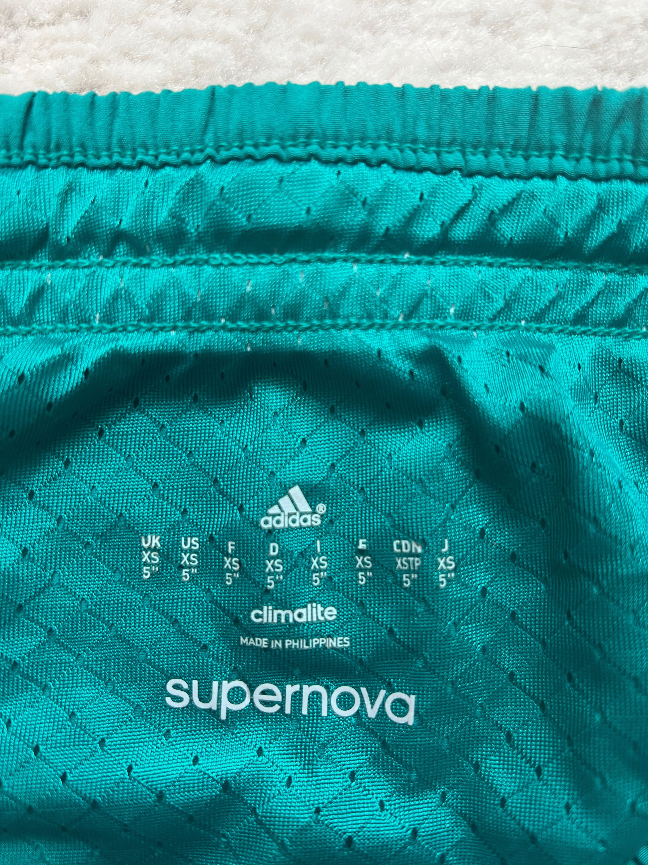 Adidas Adidas Supernova Climalite Running Shorts Teal XS Size 25" / US 0 / IT 36 - 14 Thumbnail