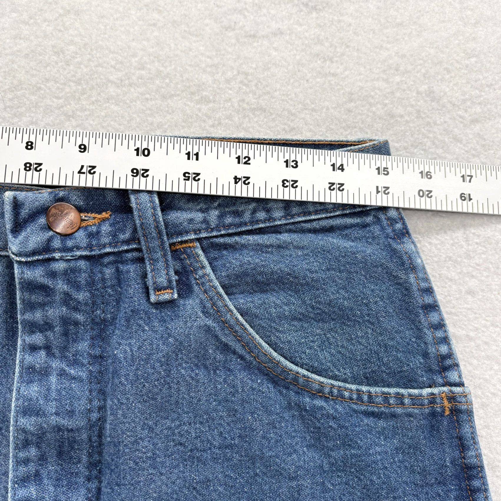 Wrangler Wrangler Cowboy Cut Jeans Mens 32x32 Blue Straight Denim Western Rodeo 945NAV Jeans Size US 32 / EU 48 - 5 Thumbnail