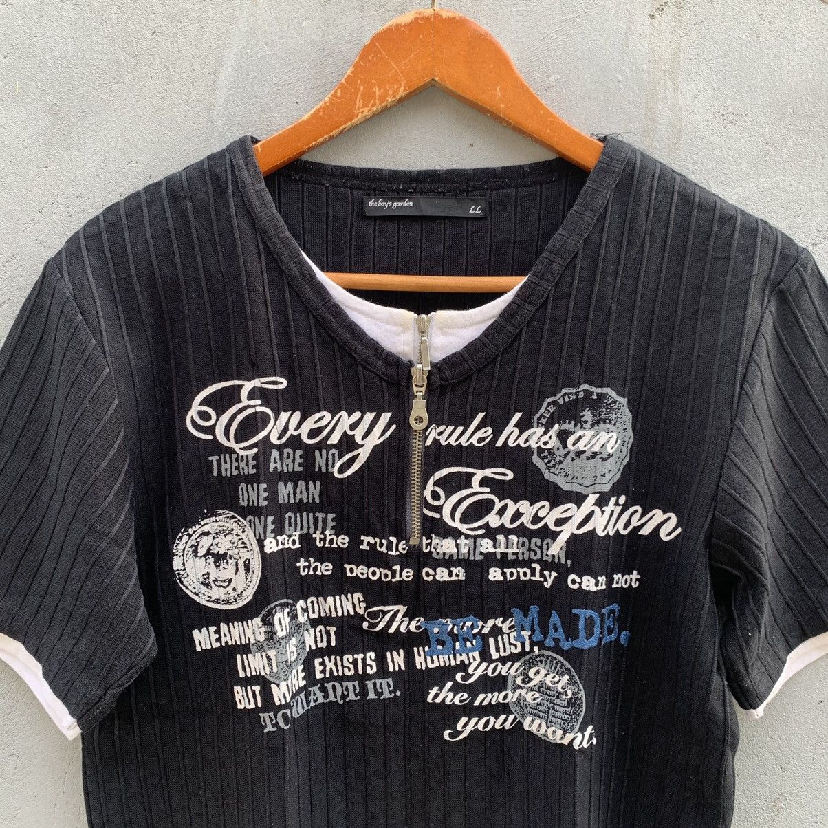 If Six Was Nine × Japanese Brand × Le Grande Bleu (L.G.B.) The Bay's Garden poem tee shirt japanese Harajuku Size US L / EU 52-54 / 3 - 2 Thumbnail