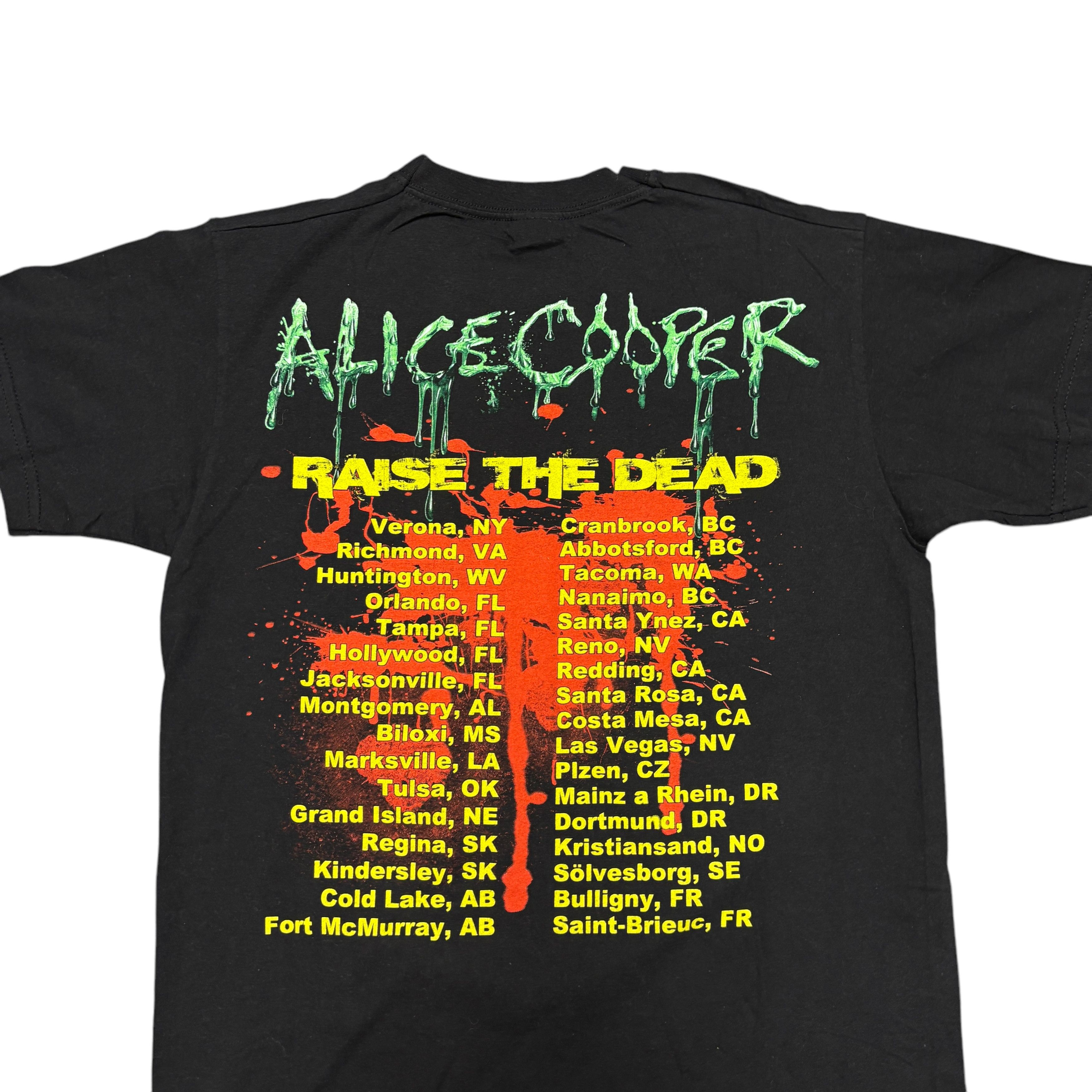Band Tees × Vintage Alice Cooper Shirt Vintage Band Tees Ozzy Osbourne Aerosmith Size US S / EU 44-46 / 1 - 8 Thumbnail