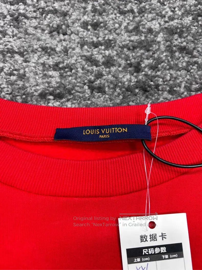 Louis Vuitton Louis Vuitton Clock Slogan Street Dance Sweatshirt Size US XXL / EU 58 / 5 - 7 Thumbnail