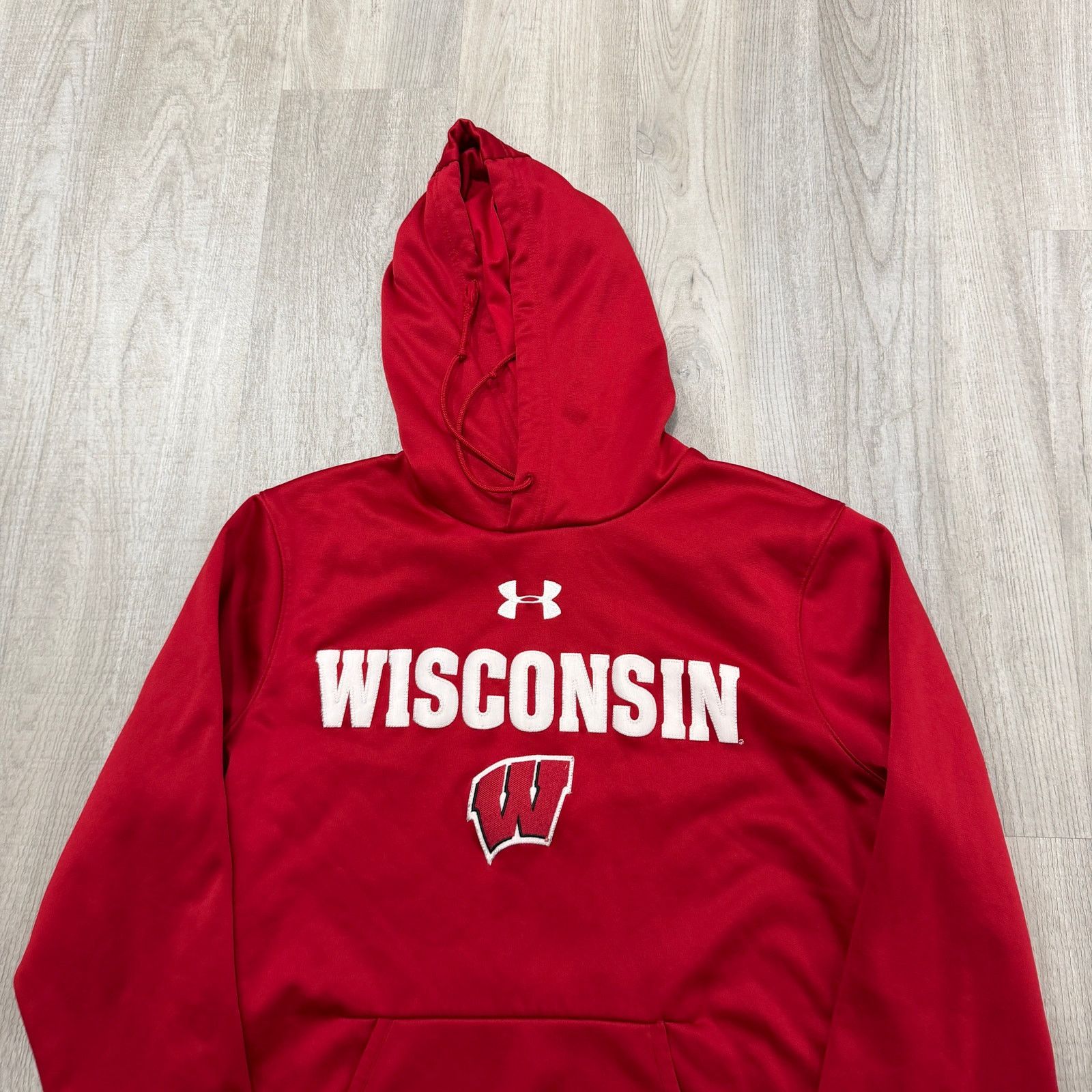 Under Armour Under Armour Wisconsin Badgers Hoodie Men's Small Red Size US S / EU 44-46 / 1 - 2 Thumbnail