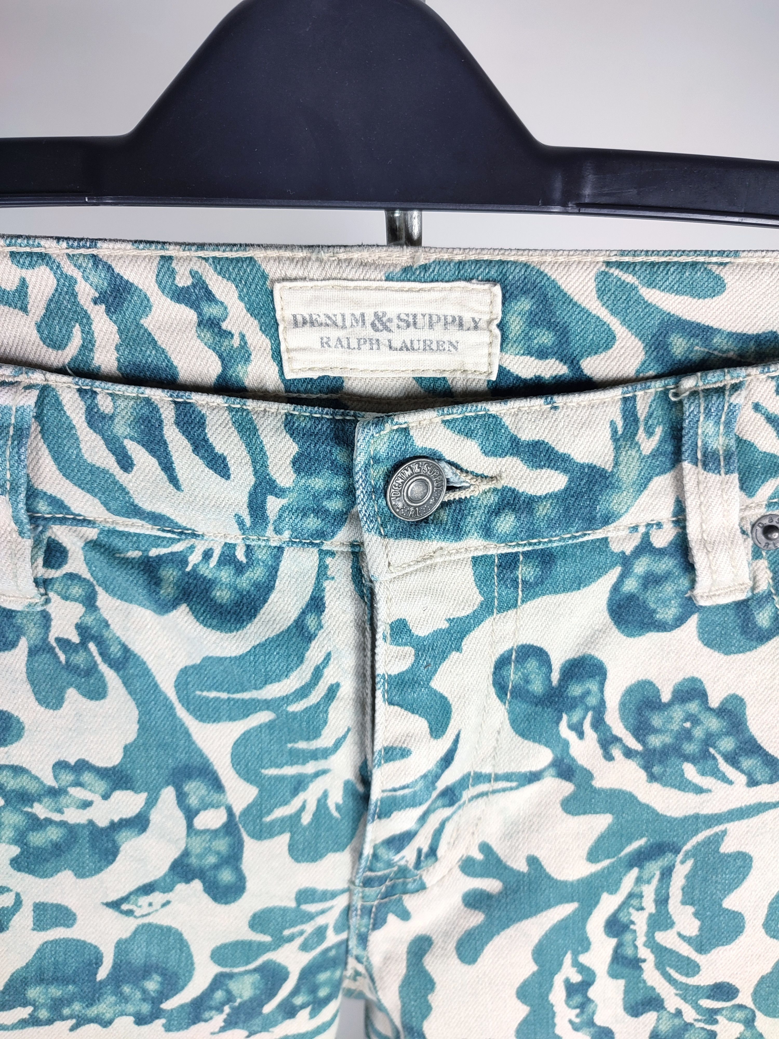 Denim & Supply Ralph Lauren Polo Ralph Lauren floral print slim denim pants Size 30" / US 8 / IT 44 - 7 Thumbnail
