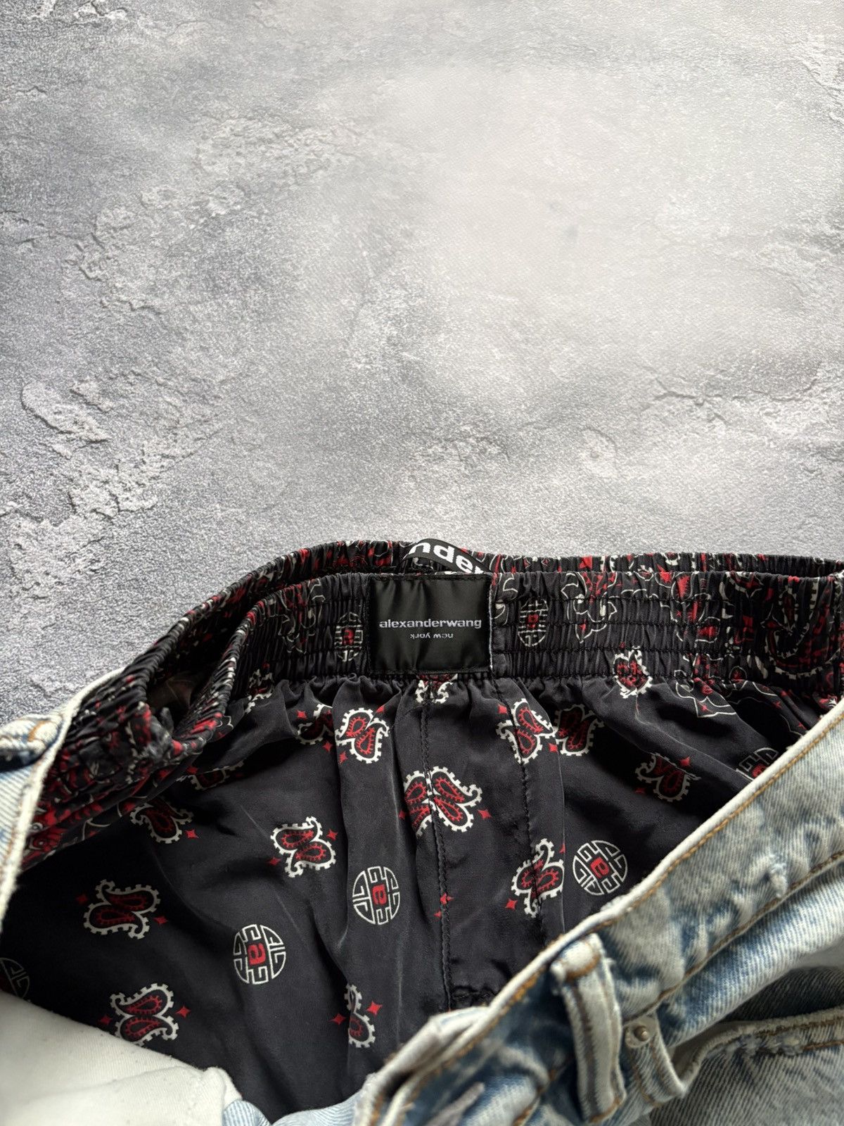 Alexander Wang Alexander Wang Y2K Distressed Layered Boxer Jeans Size 25 Size 25" / US 0 / IT 36 - 12 Thumbnail