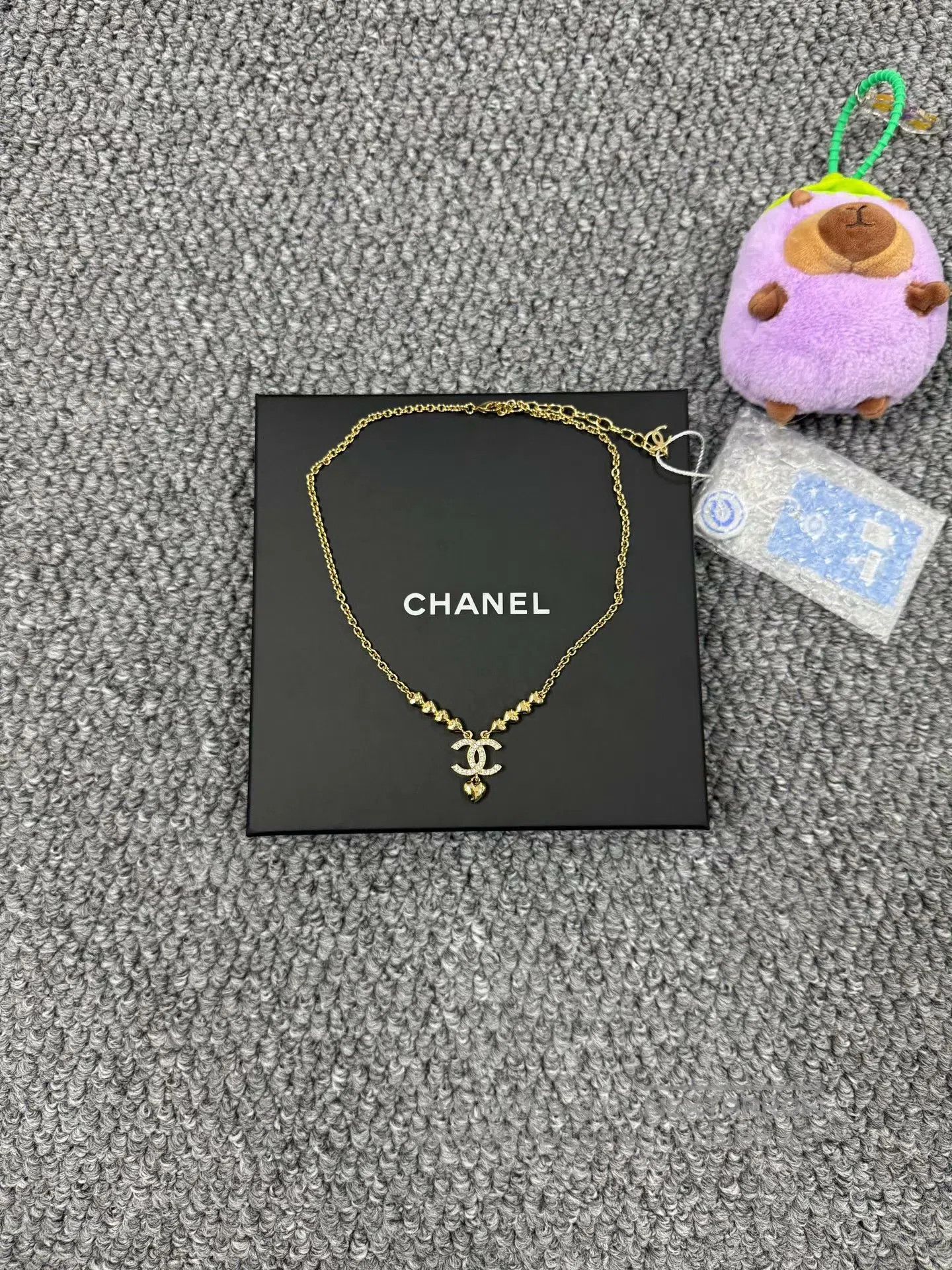 Chanel Chanel Gold heart double C necklace| Size ONE SIZE - 2 Thumbnail