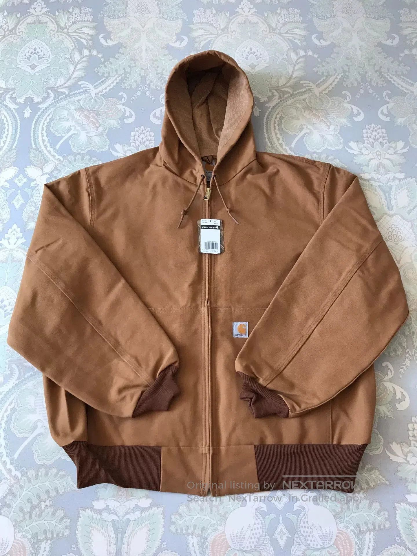 Carhartt Carhartt J131 Brown Hooded Jacket. Size US XL / EU 56 / 4 - 1 Thumbnail