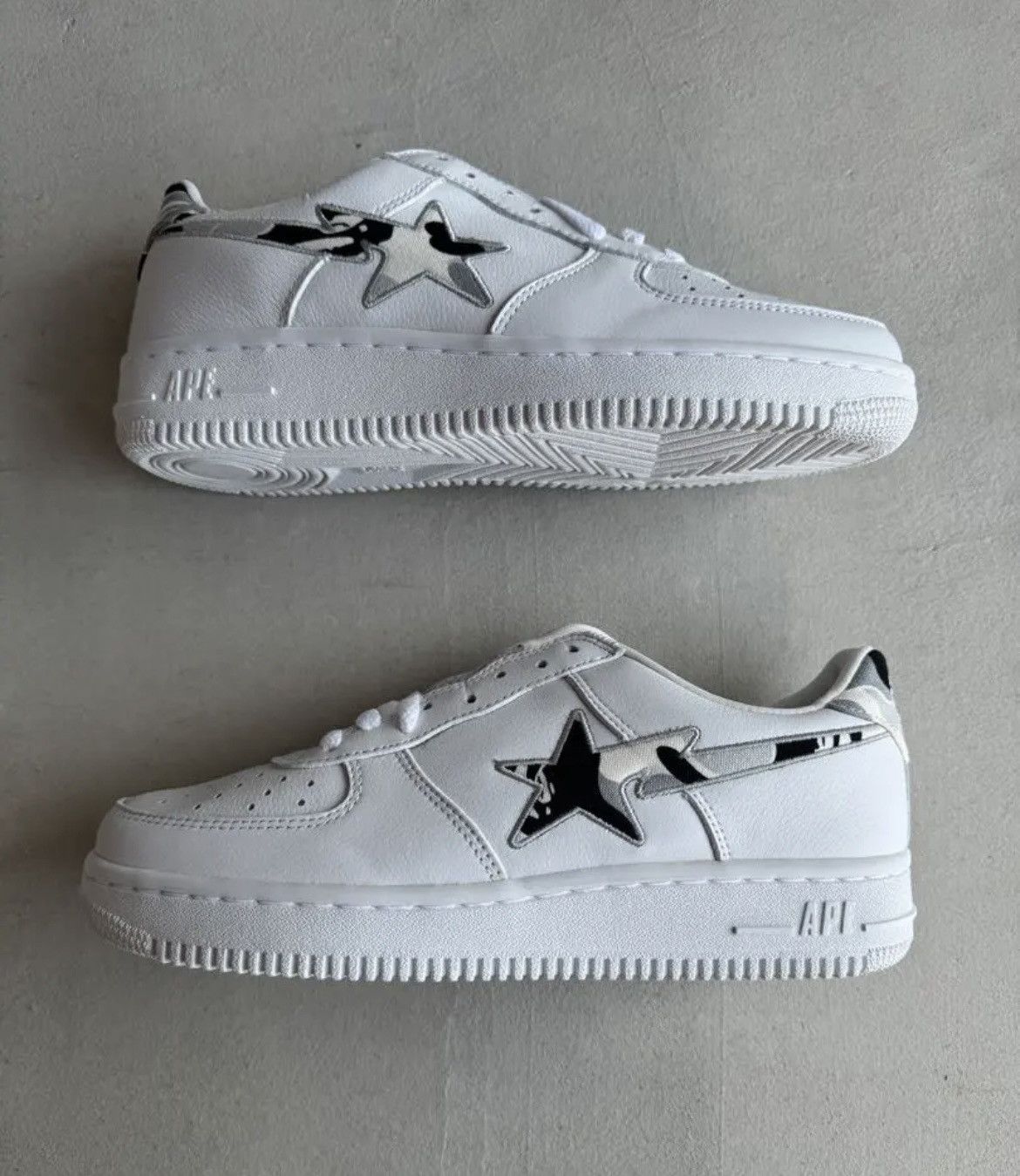 Bape VERY RARE OG 2002 A BATHING APE BLACK CAMO BAPESTA Size US 8.5 / EU 41-42 - 1 Thumbnail