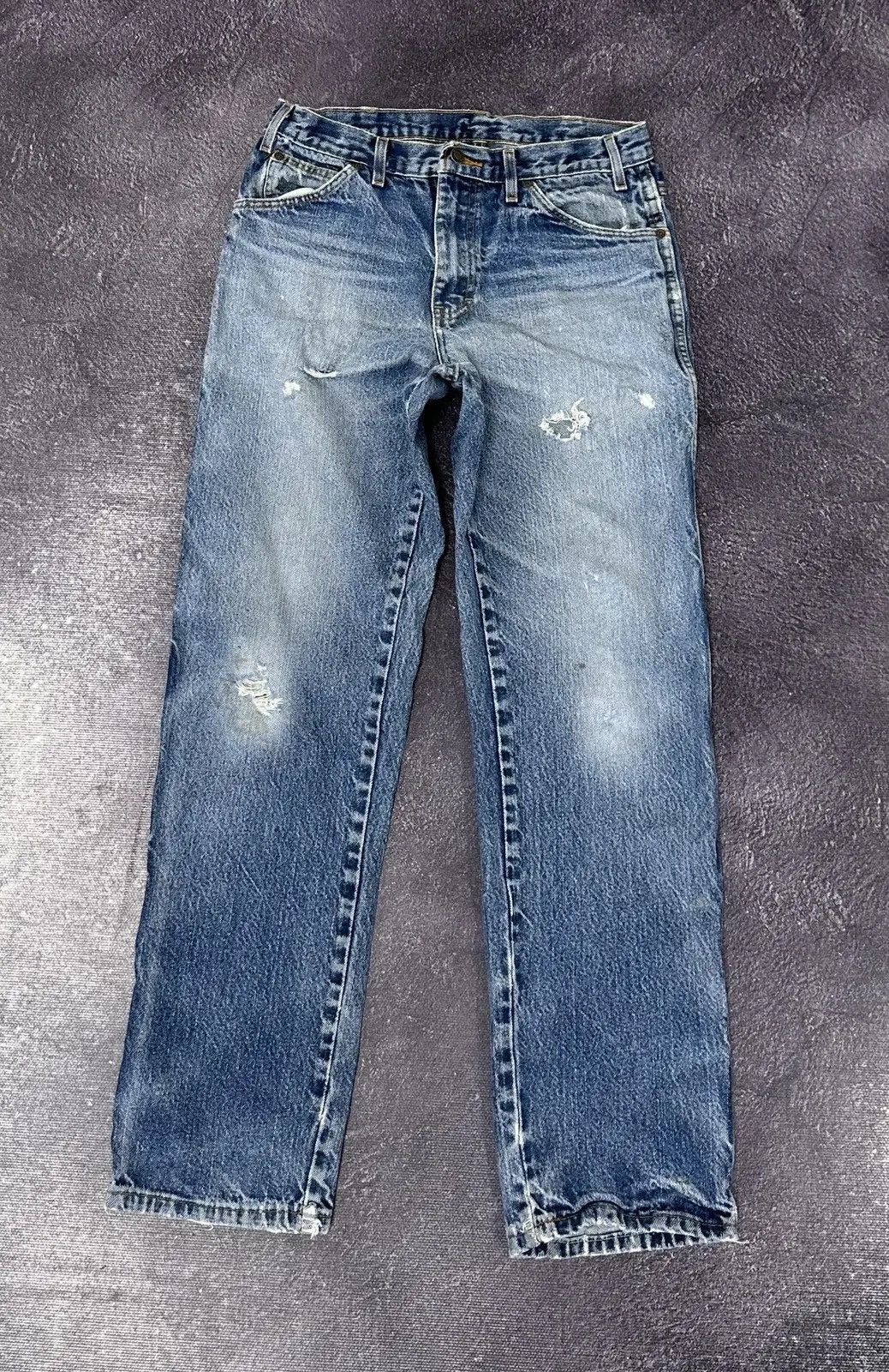 Dickies × Vintage Vintage Dickies USA Faded Blue Hype Work Denim Jeans Size US 32 / EU 48 - 2 Thumbnail