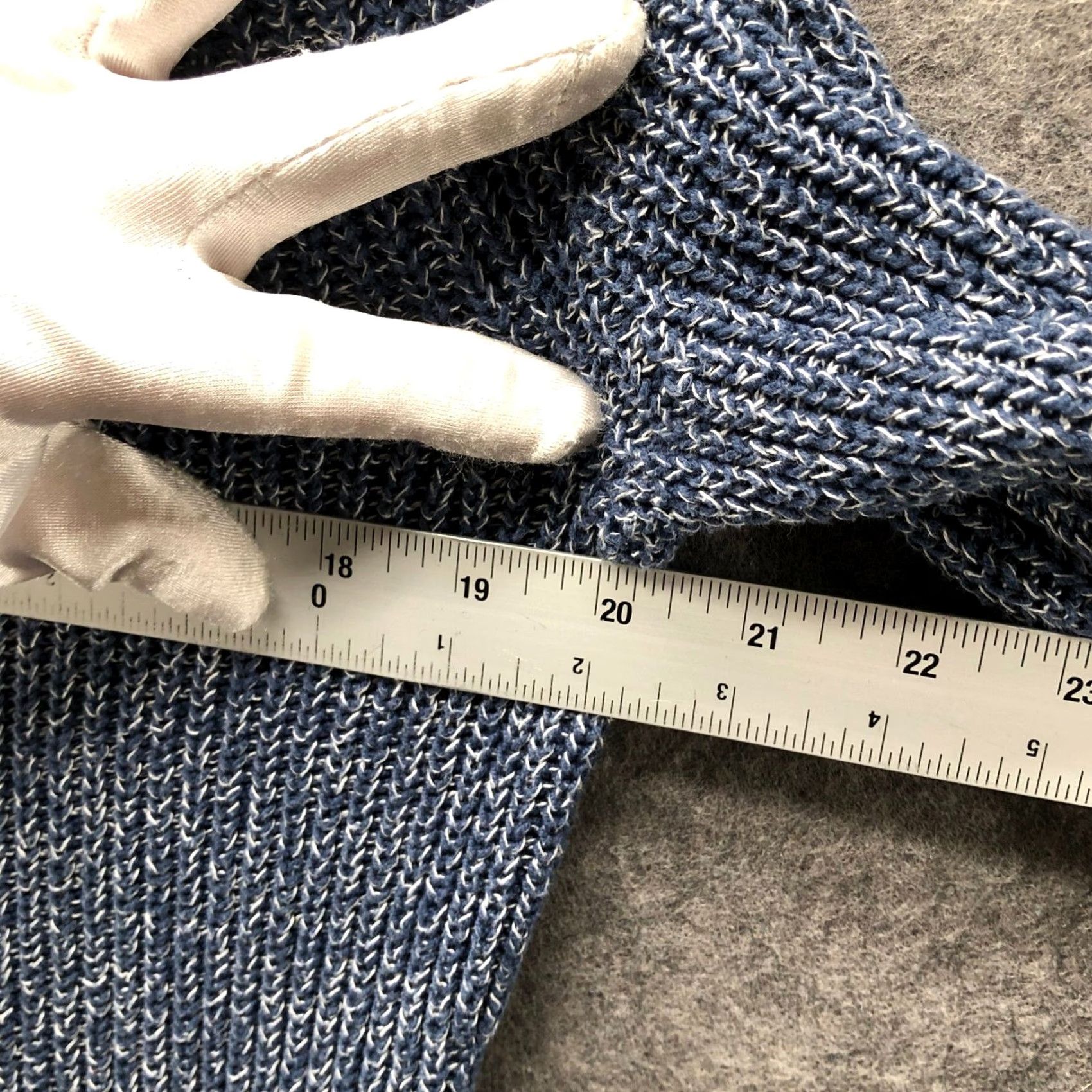 Uniqlo Uniqlo Mid Gauge Ribbed Crewneck Sweater Mens XS Blue Heather Pullover Size US XS / EU 42 / 0 - 7 Thumbnail