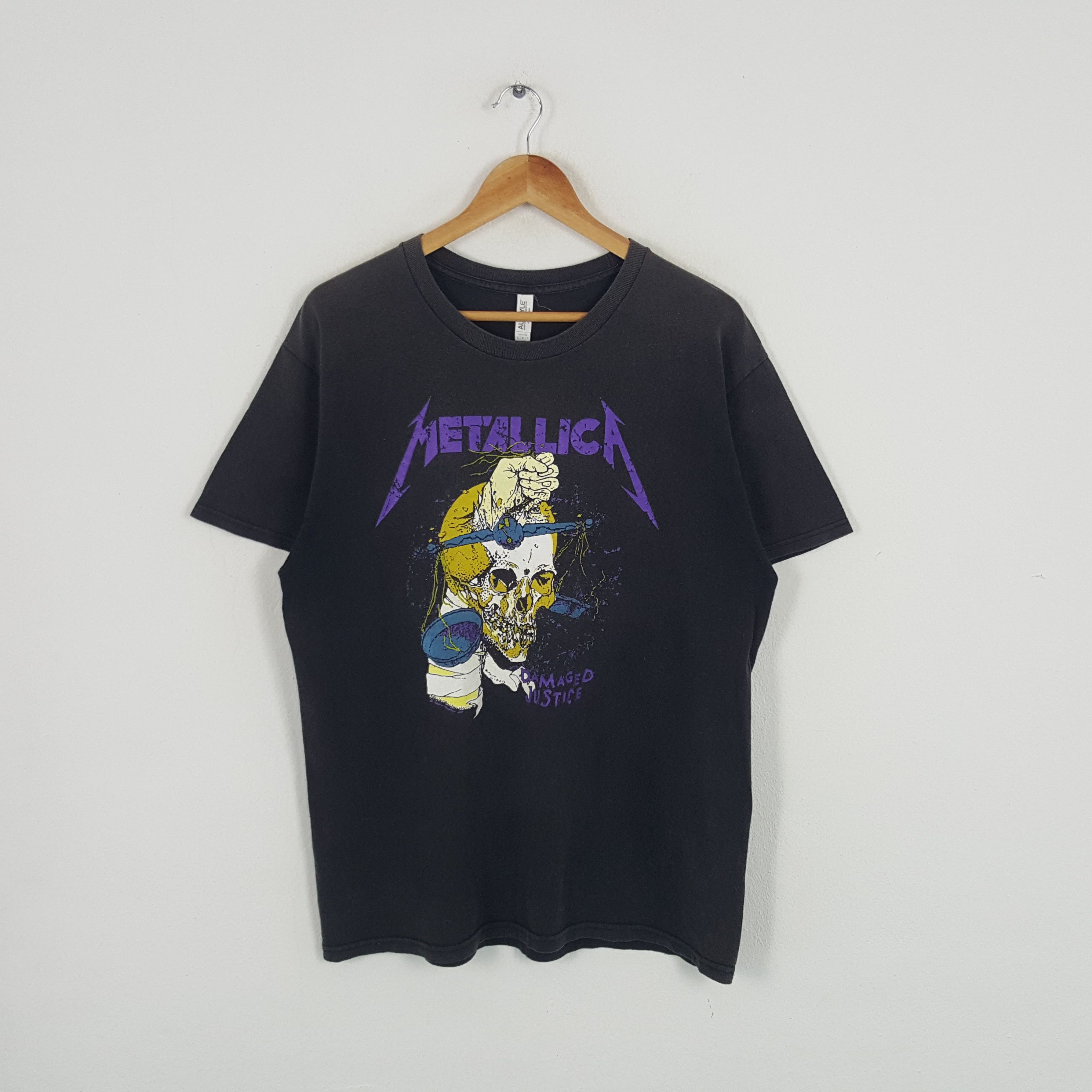 Metallica × Vintage Vintage Metallica American Heavy Metal Band Tshirt Size US L / EU 52-54 / 3 - 1 Thumbnail