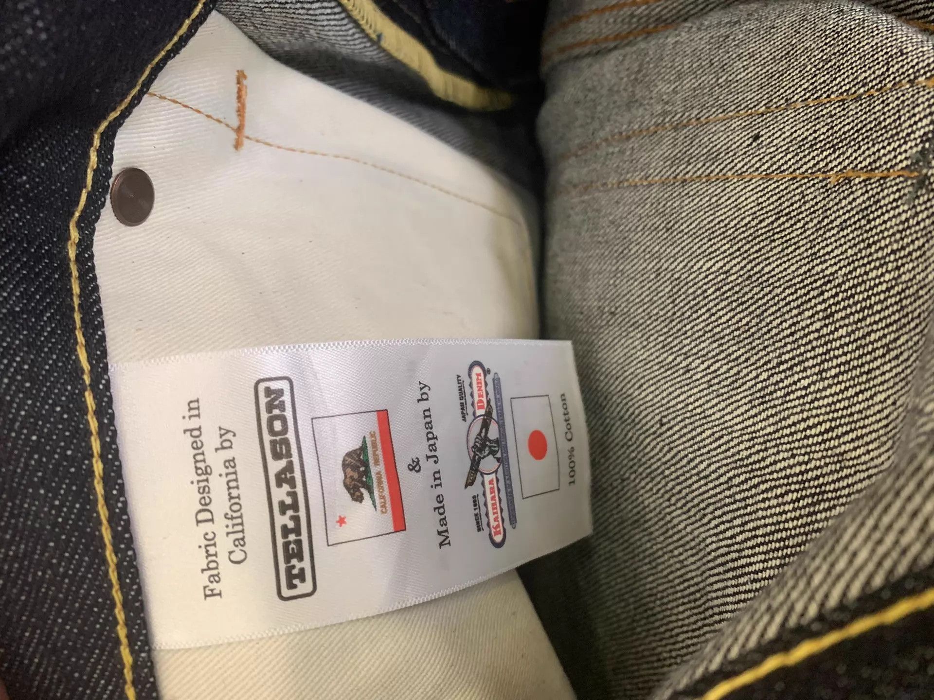 Tellason Tellason USA Selvedge Raw Denim Jeans 14.75oz JGM Size US 36 / EU 52 - 5 Thumbnail