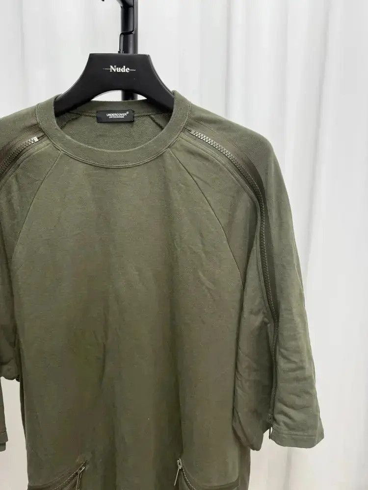 Undercover Sz 4 Undercover Half Sleeve Multi-zip Sweateshirt-2507 Size US XL / EU 56 / 4 - 1 Thumbnail