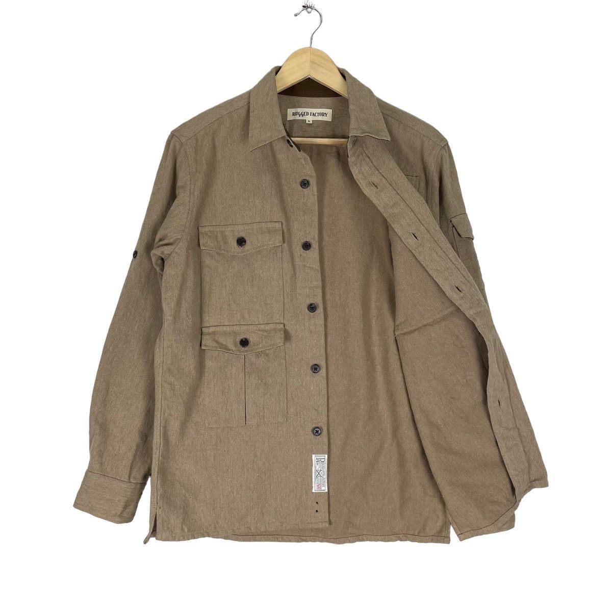 Union LA ☀️RUGGED FACTORY UTILITY MULTI POCKET BUTTON SHIRTS Size US M / EU 48-50 / 2 - 9 Thumbnail