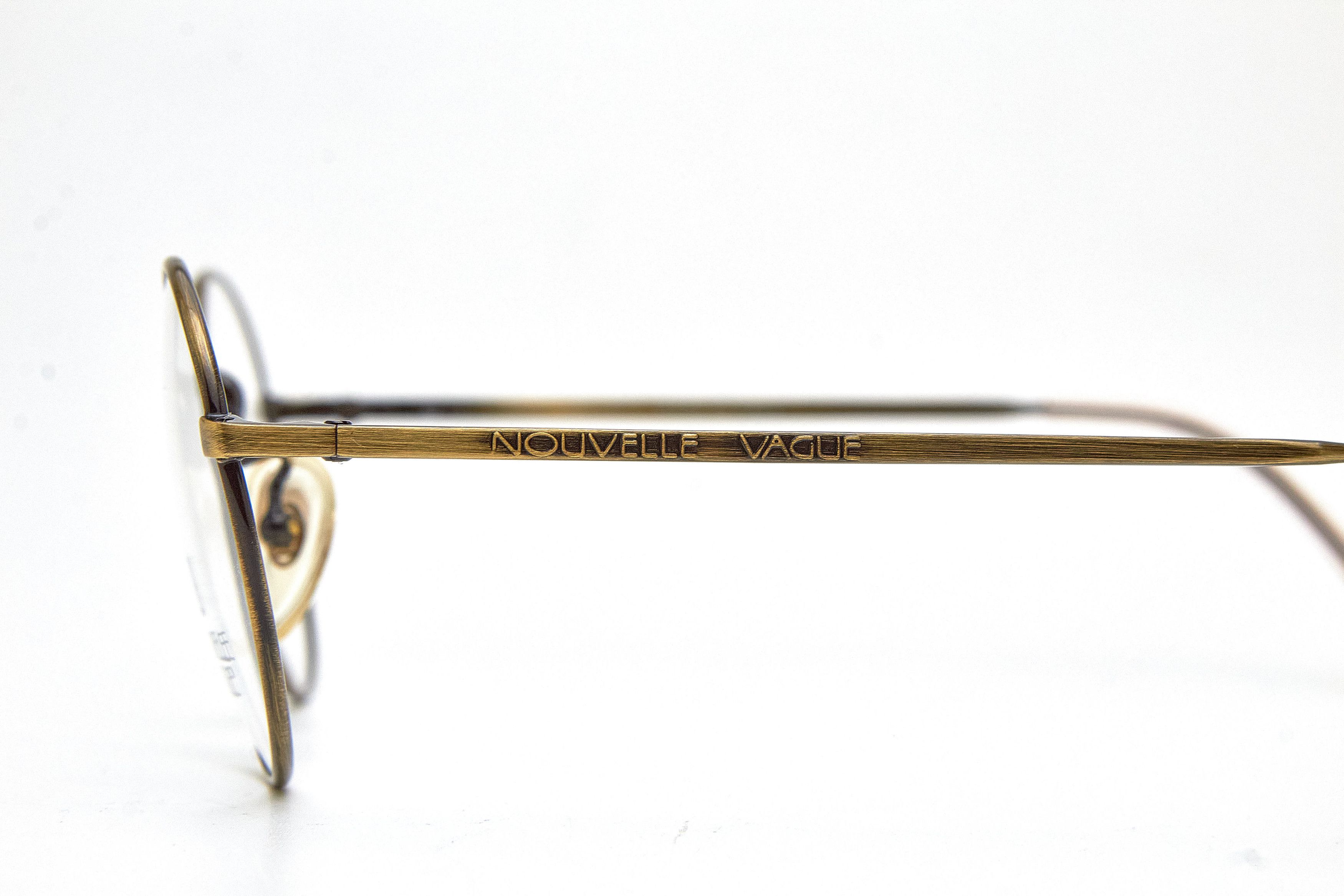 Vintage Nouvelle Vague Brushed Gold Round Archivex Specs, Quiet Lux Size ONE SIZE - 6 Thumbnail
