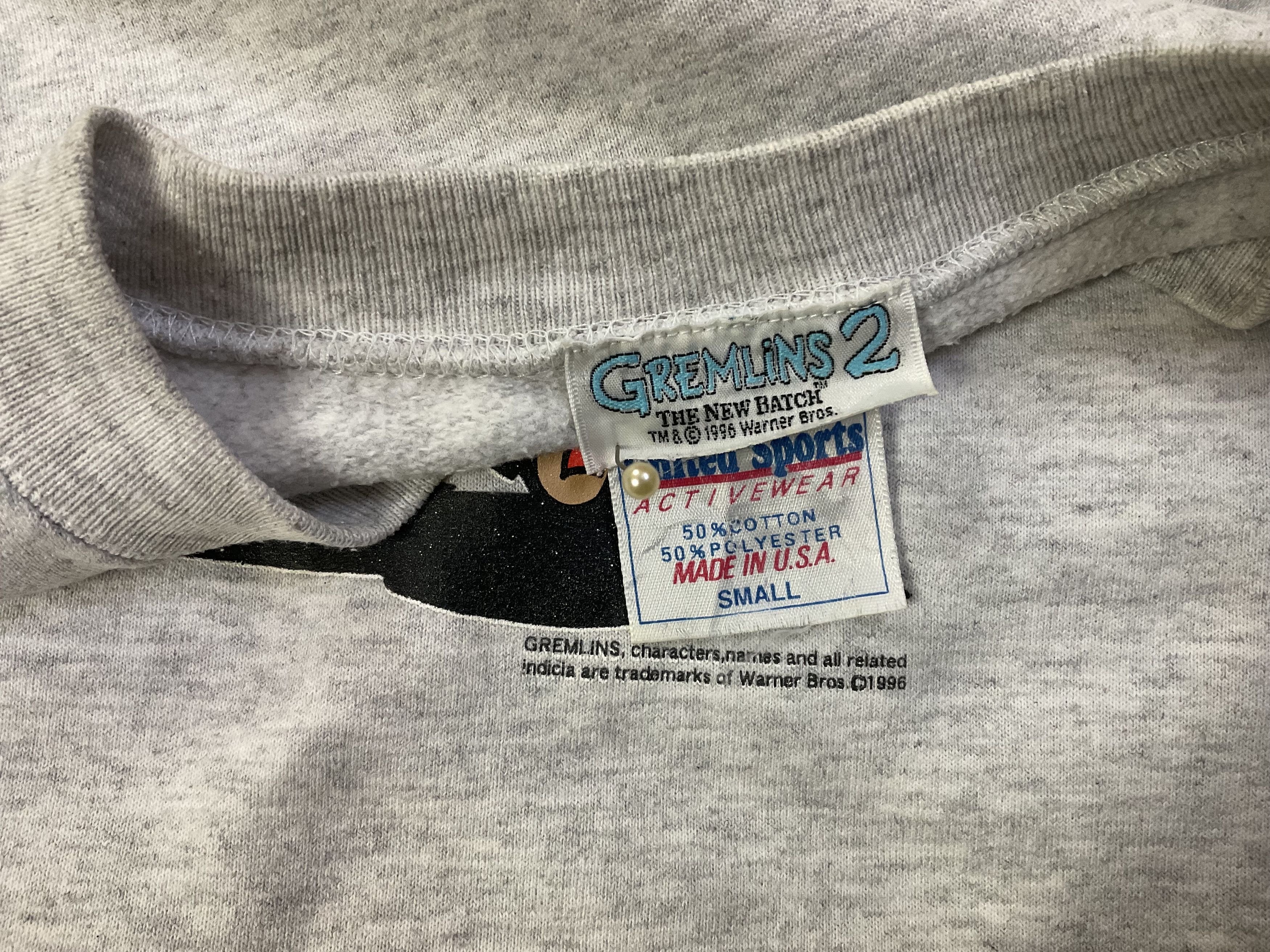 Warner Bros Vintage 1996 The Gremlins 2 The New Batch Sweatshirt Size US S / EU 44-46 / 1 - 5 Thumbnail