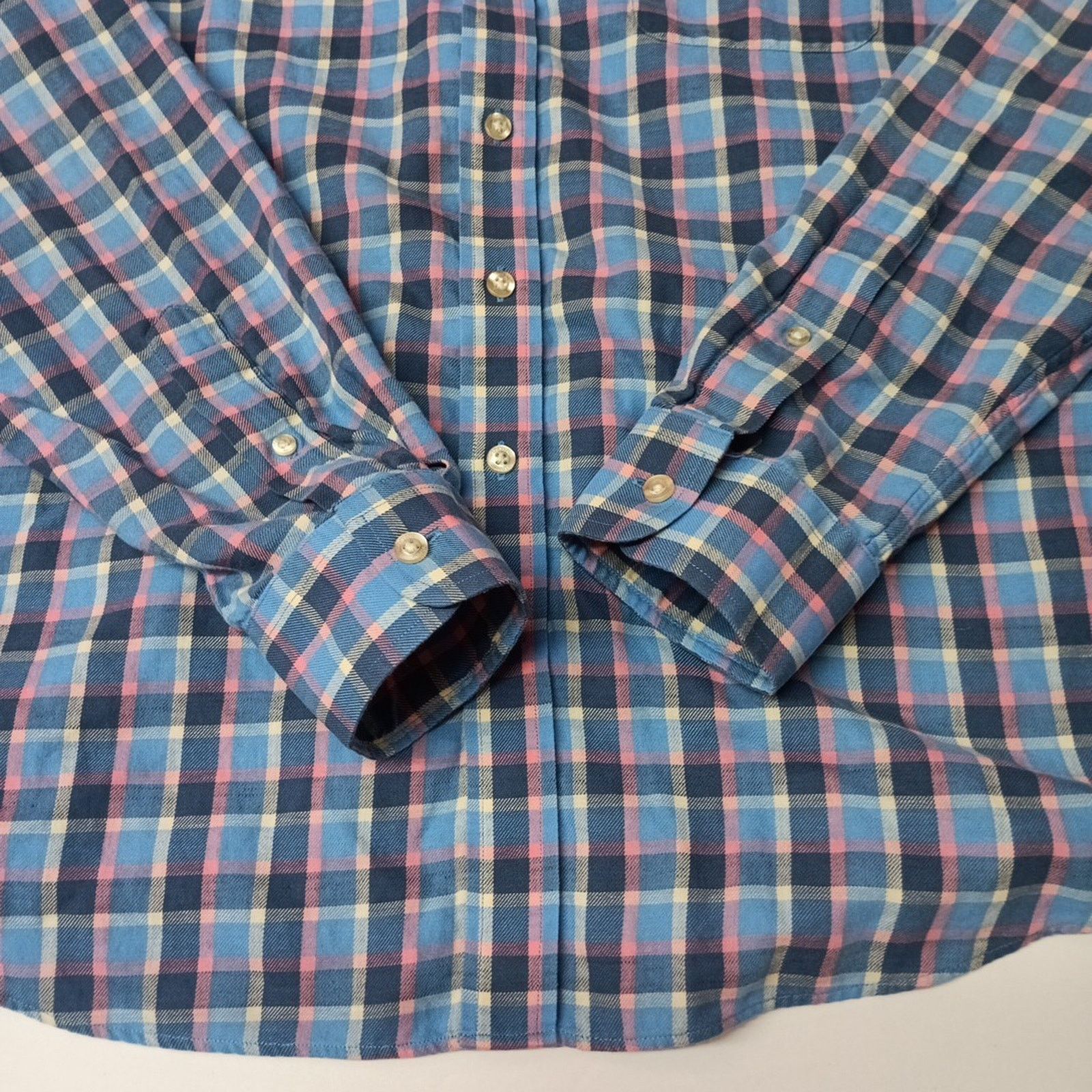 Vineyard Vines Vineyard Vines Crosby Shirt Men Size XL Linen Blend Slim Fit Size US XL / EU 56 / 4 - 2 Thumbnail