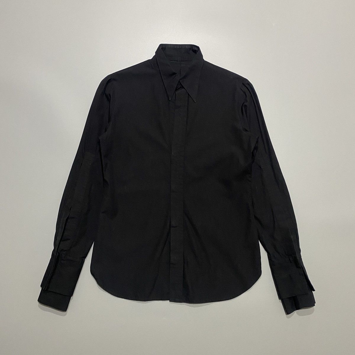Yohji Yamamoto Yohji Yamamoto AW2000 DoubleSleeve Botton Shirt Size S / US 4 / IT 40 - 1 Thumbnail