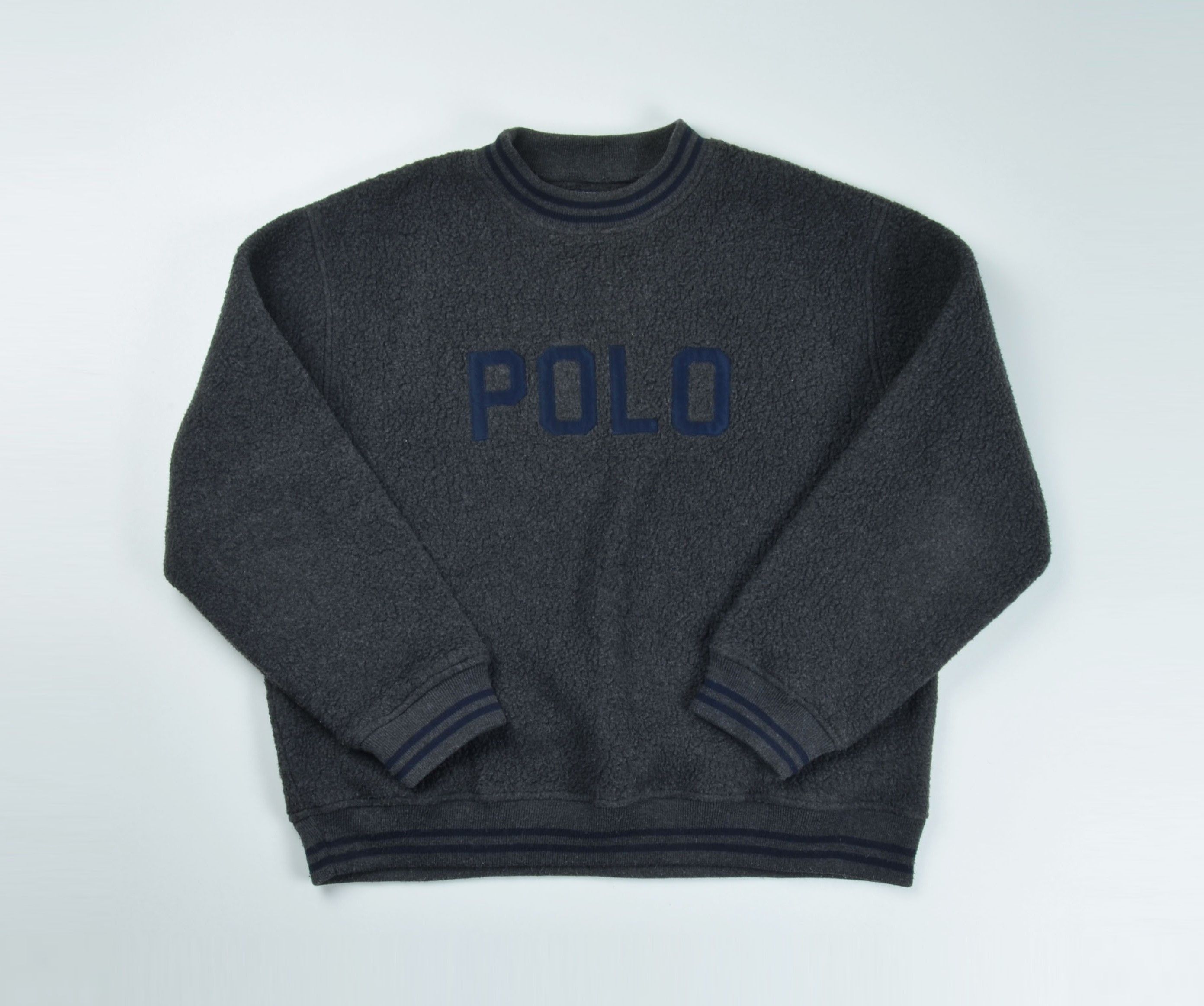 Polo Ralph Lauren Vintage Polo Ralph Lauren 90's Fleece Sherpa Sweatshirt Size US XL / EU 56 / 4 - 1 Thumbnail