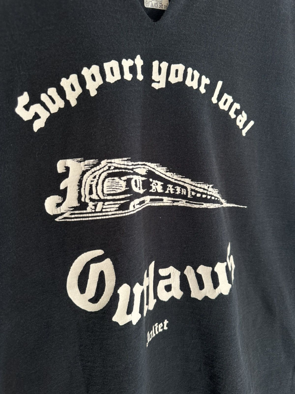 Vintage VINTAGE JOLIET OUTLAWS BIKER HARLEY DAVIDSON CUTOFF TSHIRT Size US L / EU 52-54 / 3 - 3 Thumbnail
