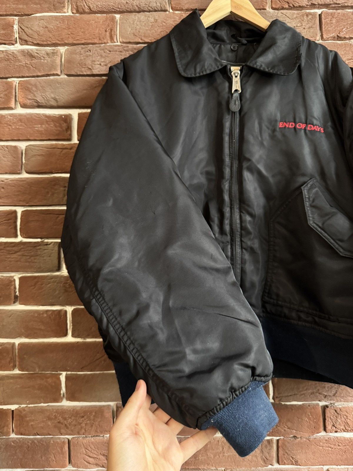Vintage Vintage 90s End Of Days Horror Movie Promo Bomber Jacket L Size US L / EU 52-54 / 3 - 6 Thumbnail