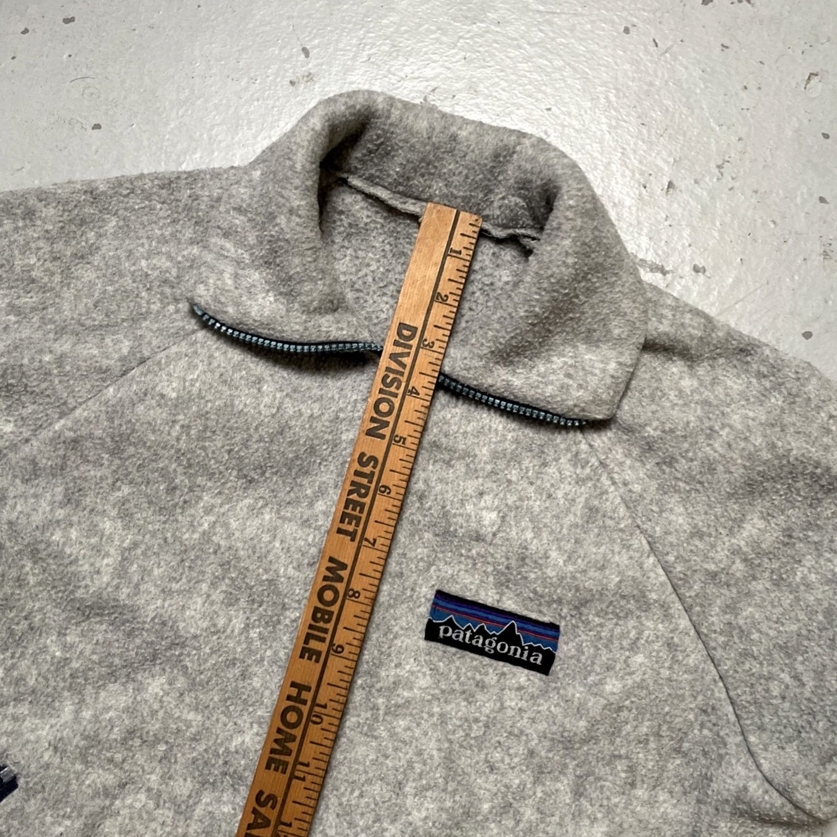 Patagonia VINTAGE Patagonia Big Label Tag Full Zip Fleece Outdoor Ski Sweater Grey S Size US S / EU 44-46 / 1 - 5 Thumbnail