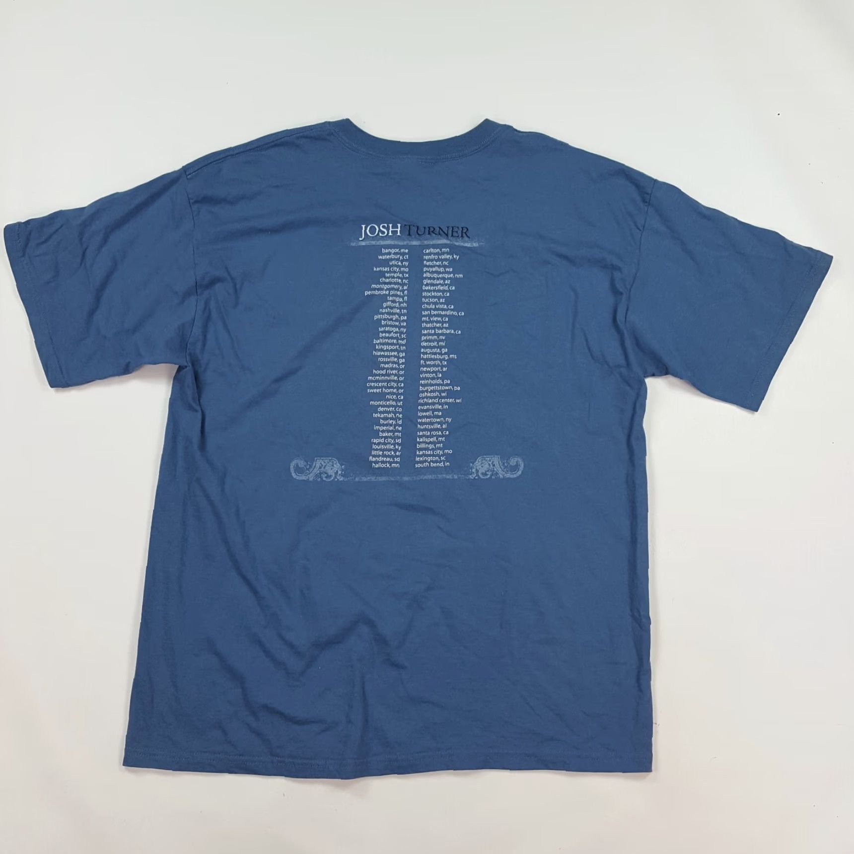 Gildan VINTAGE Josh Turner Your Man VTG Country Music Men's XL Band Rock Retro T Shirt Size US XL / EU 56 / 4 - 6 Thumbnail