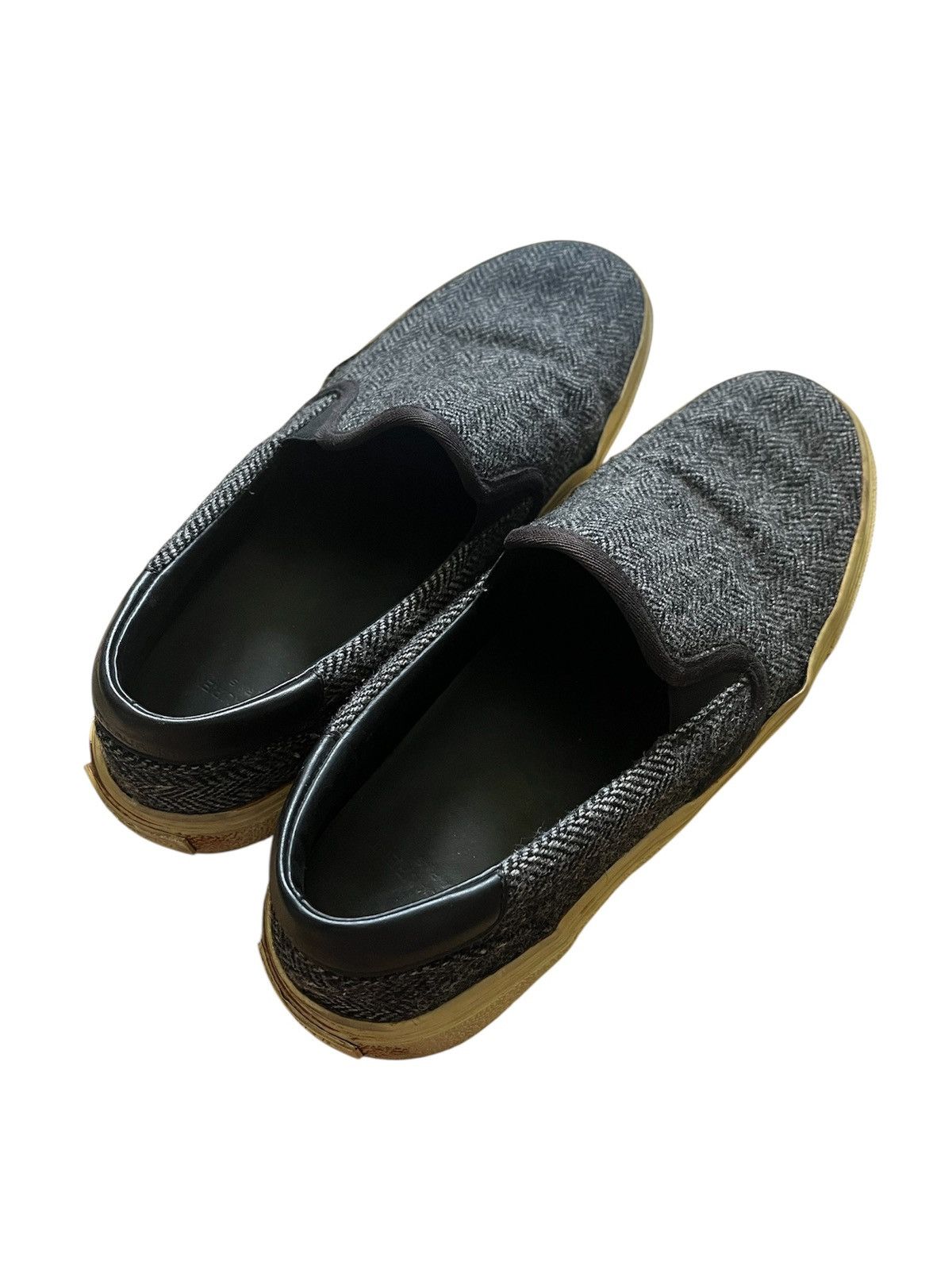 Hedi Slimane Saint Laurent x Hedi Silmane slip on canvas shoes Size US 8 / EU 41 - 2 Thumbnail