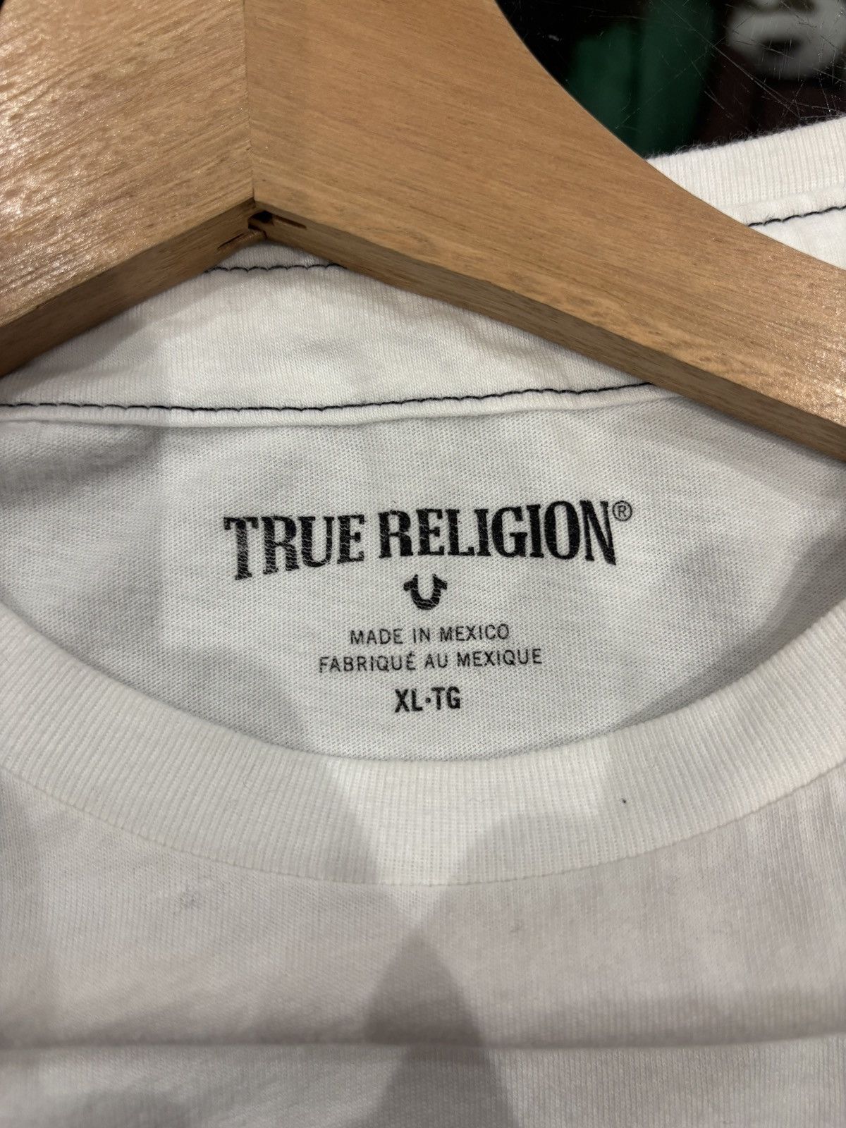 True Religion True Religion Pocket Tee White/Black Size: XL Size US XL / EU 56 / 4 - 3 Thumbnail
