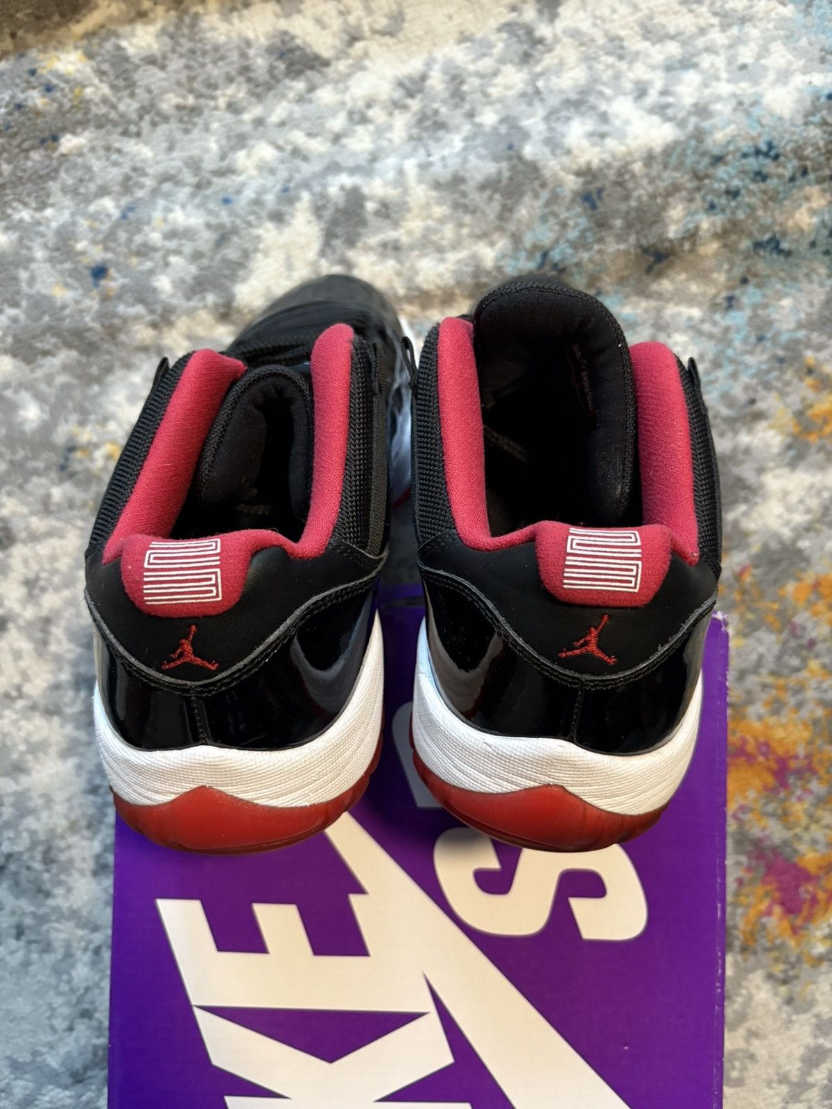 Jordan Brand Air Jordan Retro 11 Low Bred size 10 Size US 10 / EU 43 - 4 Thumbnail