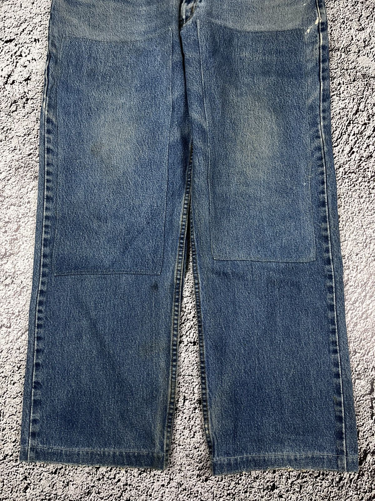 Vintage Vintage Y2K faded double knee workwear Carhartt style jeans Size US 38 / EU 54 - 2 Thumbnail