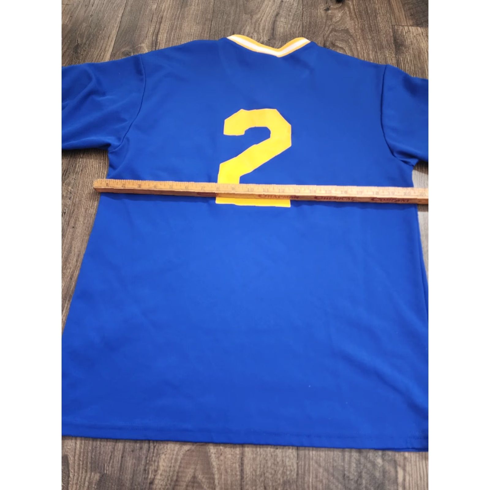 Vintage VINTAGE Teamwork Athletic Men's Ringer Jersey Softball Pullover L Blue Activewear Size US L / EU 52-54 / 3 - 3 Thumbnail