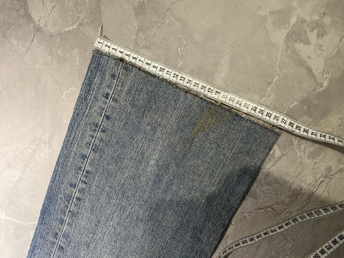 Vintage Vintage Washed Flare Denim Light Fade Grunge Style Size US 32 / EU 48 - 17 Thumbnail