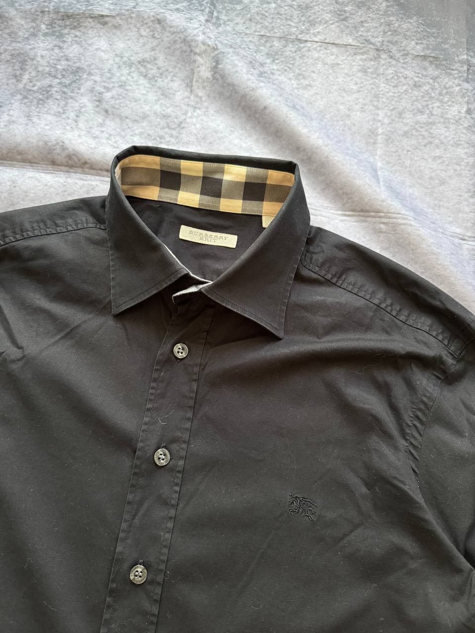 Burberry Black Mens Shirt Burberry Brit Size US L / EU 52-54 / 3 - 3 Thumbnail