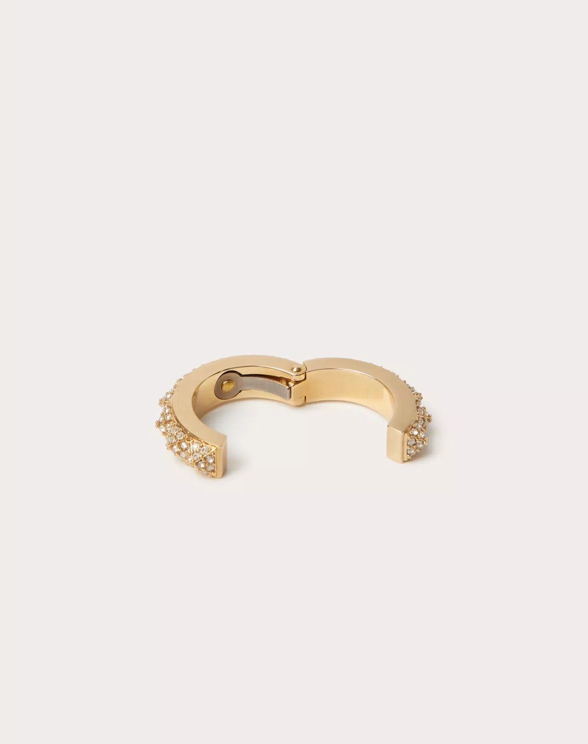 Valentino oc11z0725 Size:OS/Swarovski Crystal Single Earcuff in Golden Size ONE SIZE - 4 Thumbnail